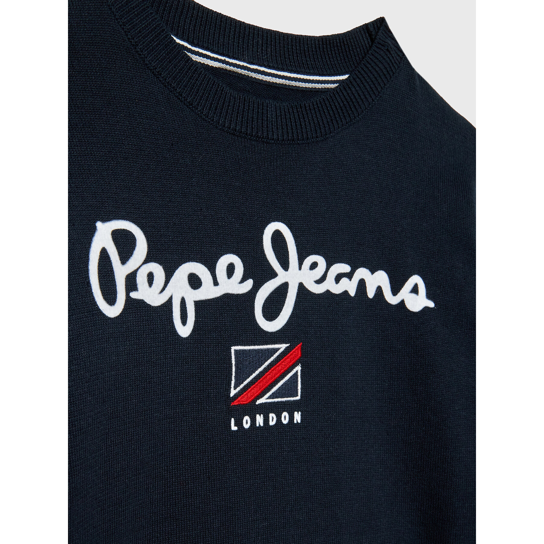 Pepe Jeans Пуловер Larson PB701141 Тъмносин Regular Fit - Pepit.bg