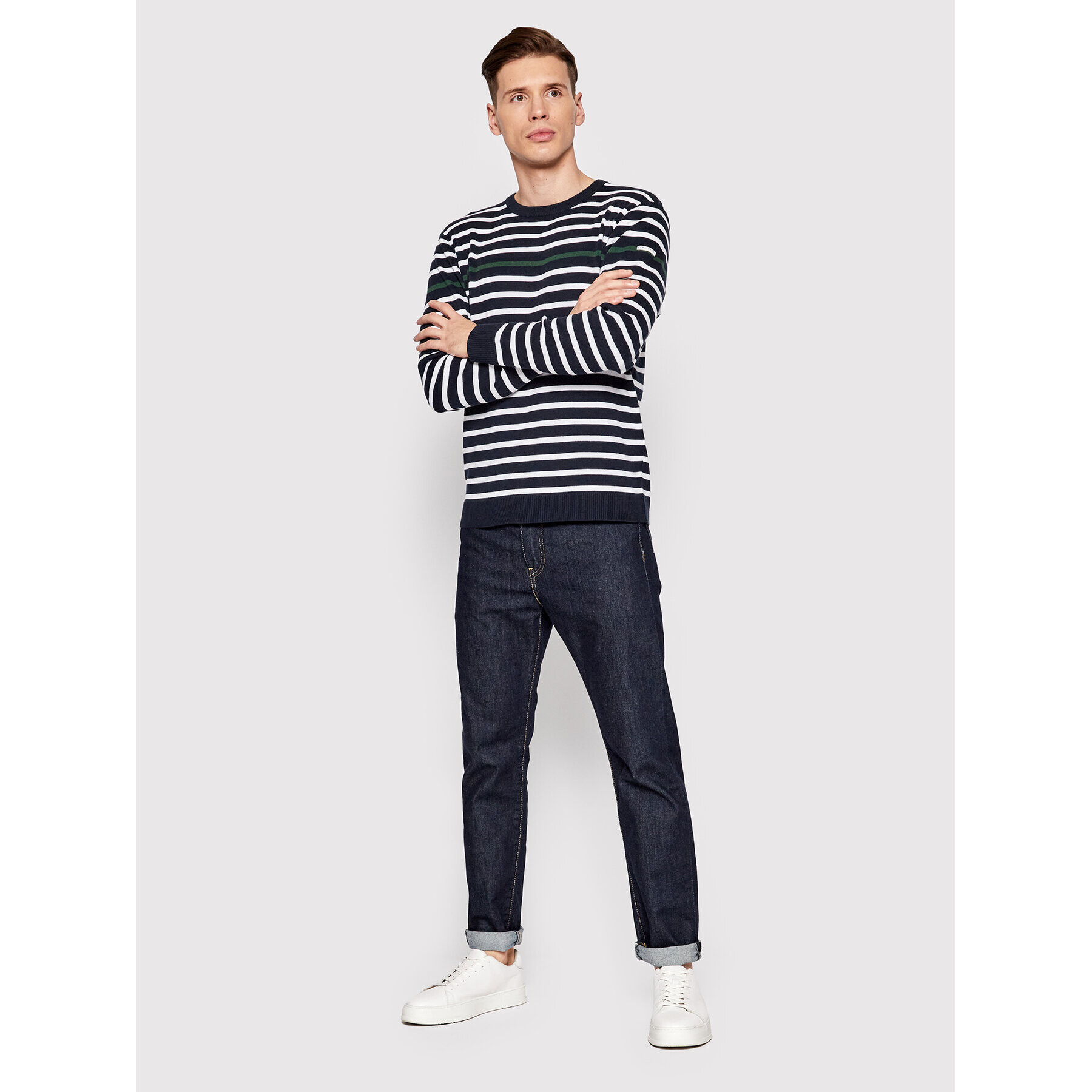 Pepe Jeans Пуловер Max PM702237 Тъмносин Regular Fit - Pepit.bg