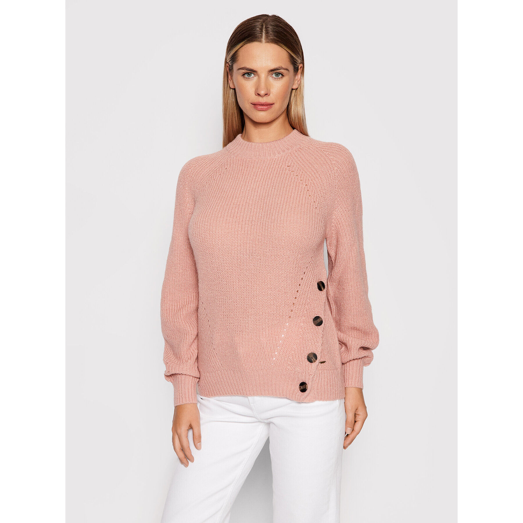 Pepe Jeans Пуловер Orchid PL701792 Розов Regular Fit - Pepit.bg