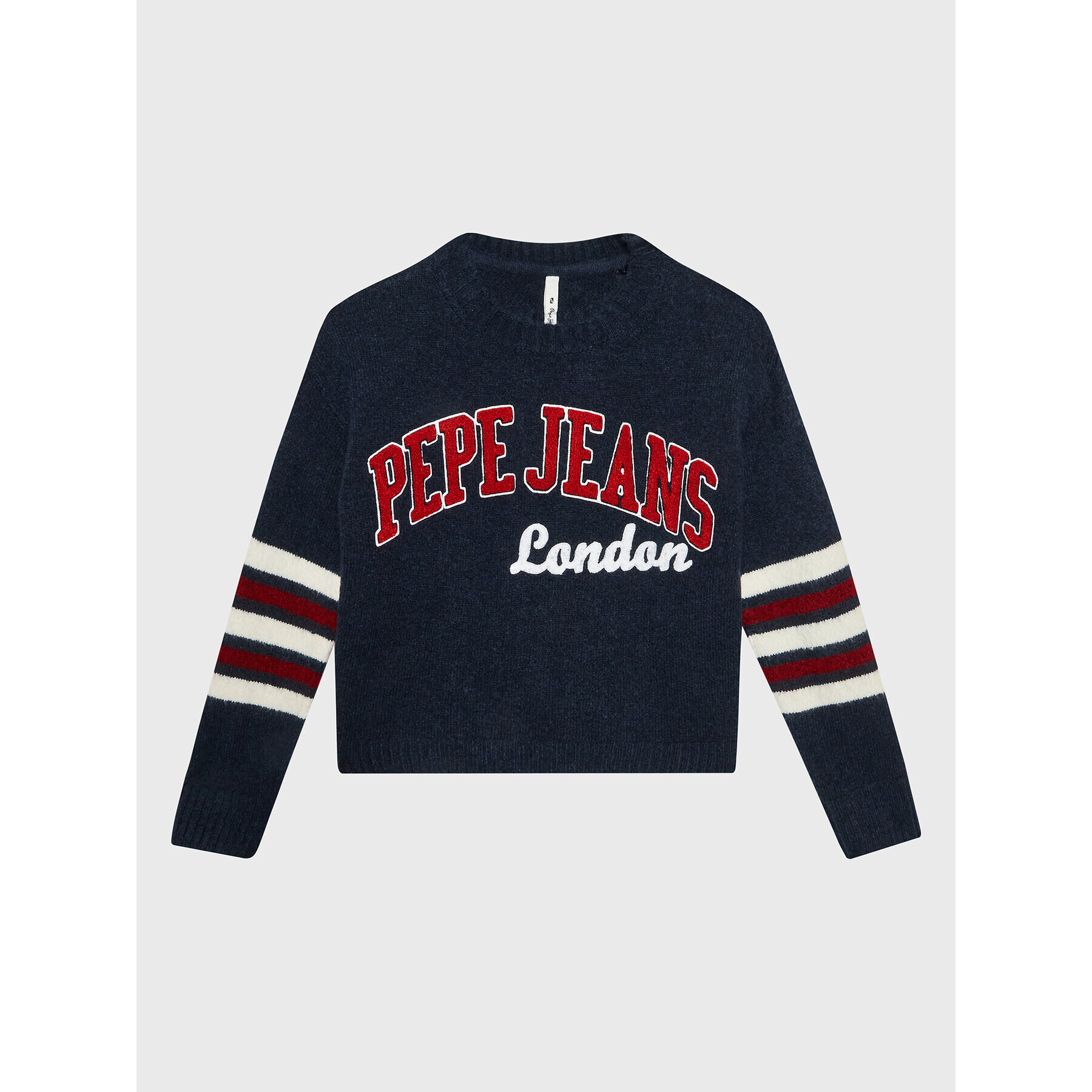 Pepe Jeans Пуловер PG701036 Тъмносин Relaxed Fit - Pepit.bg