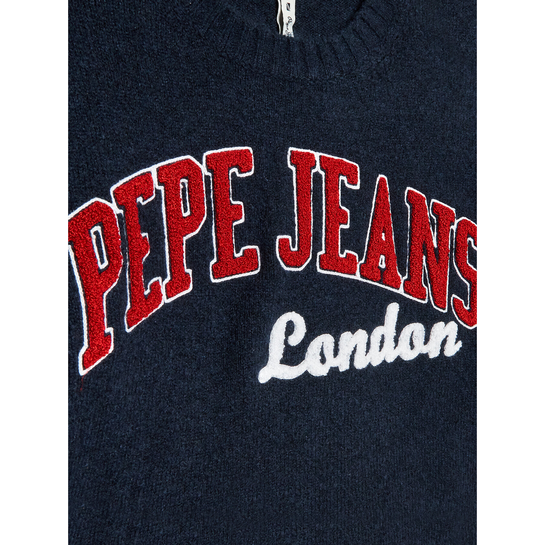Pepe Jeans Пуловер PG701036 Тъмносин Relaxed Fit - Pepit.bg