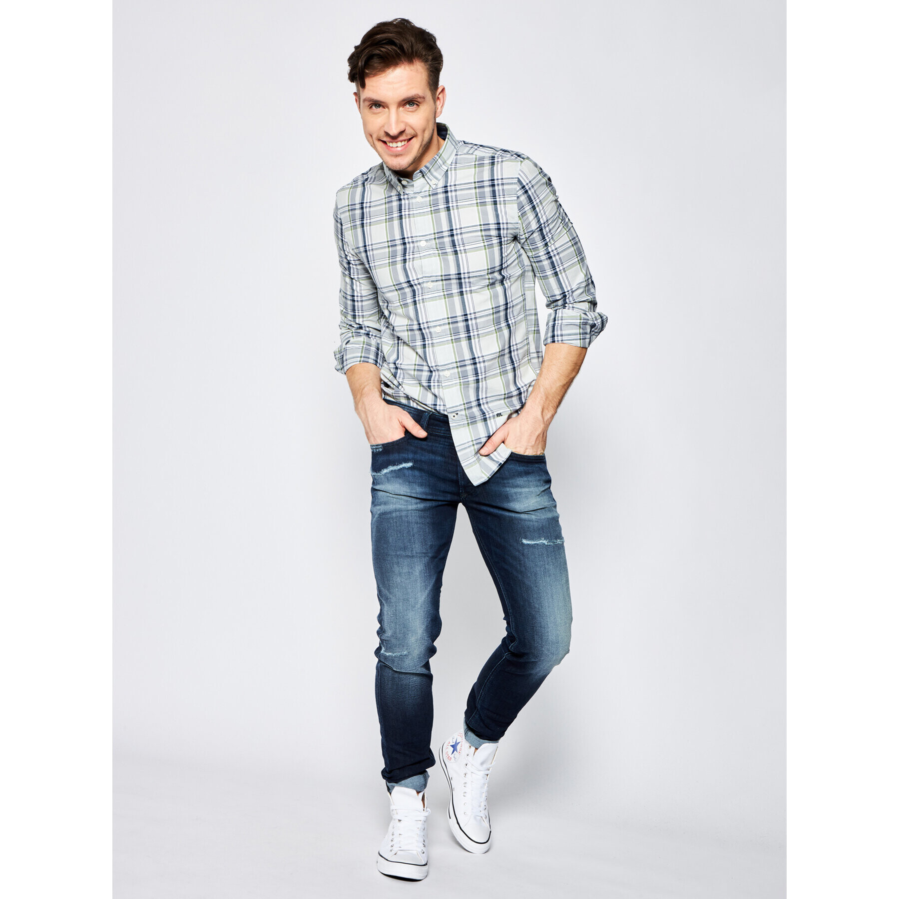Pepe Jeans Риза Ewan PM306160 Цветен Regular Fit - Pepit.bg
