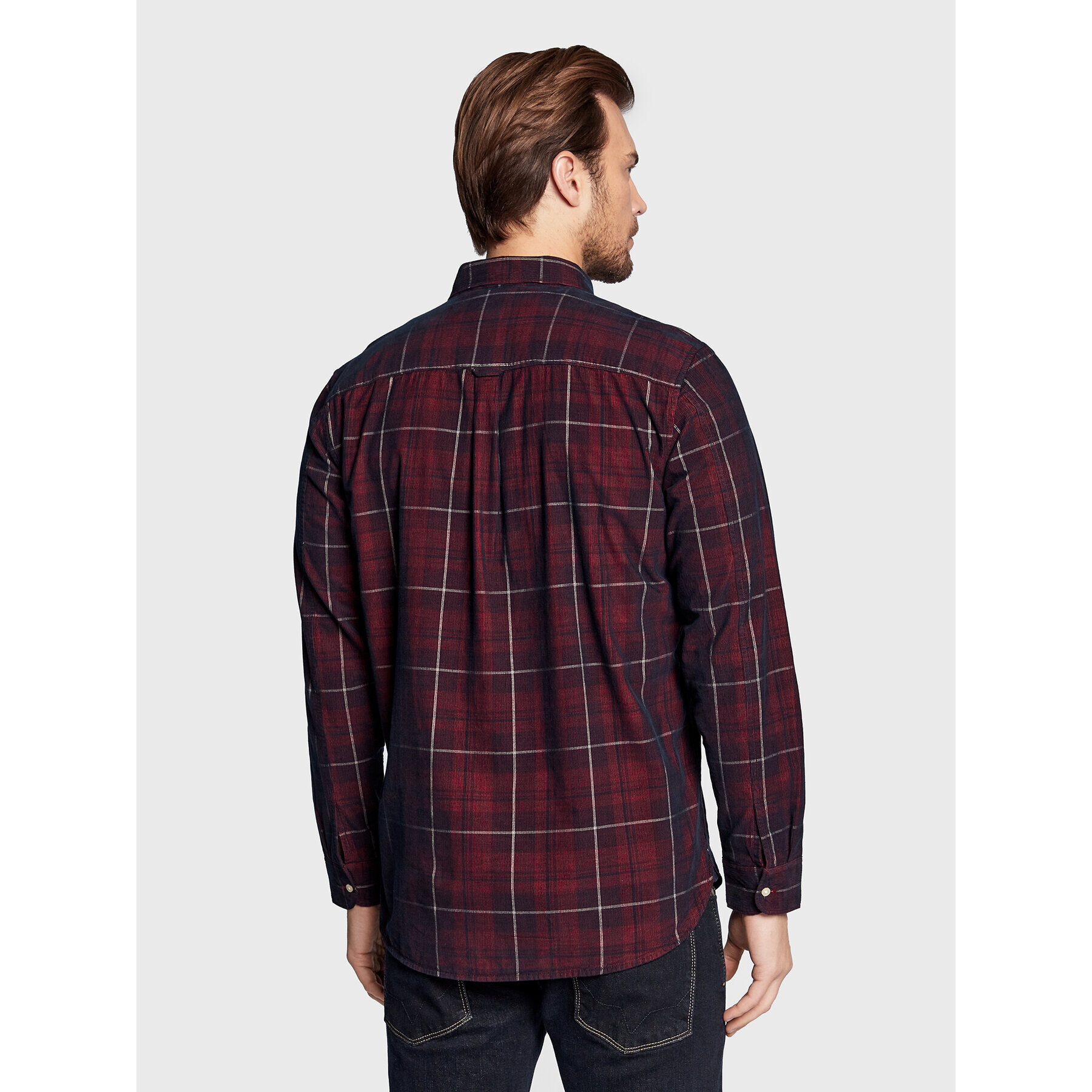 Pepe Jeans Риза Freshfield PM307661 Бордо Regular Fit - Pepit.bg