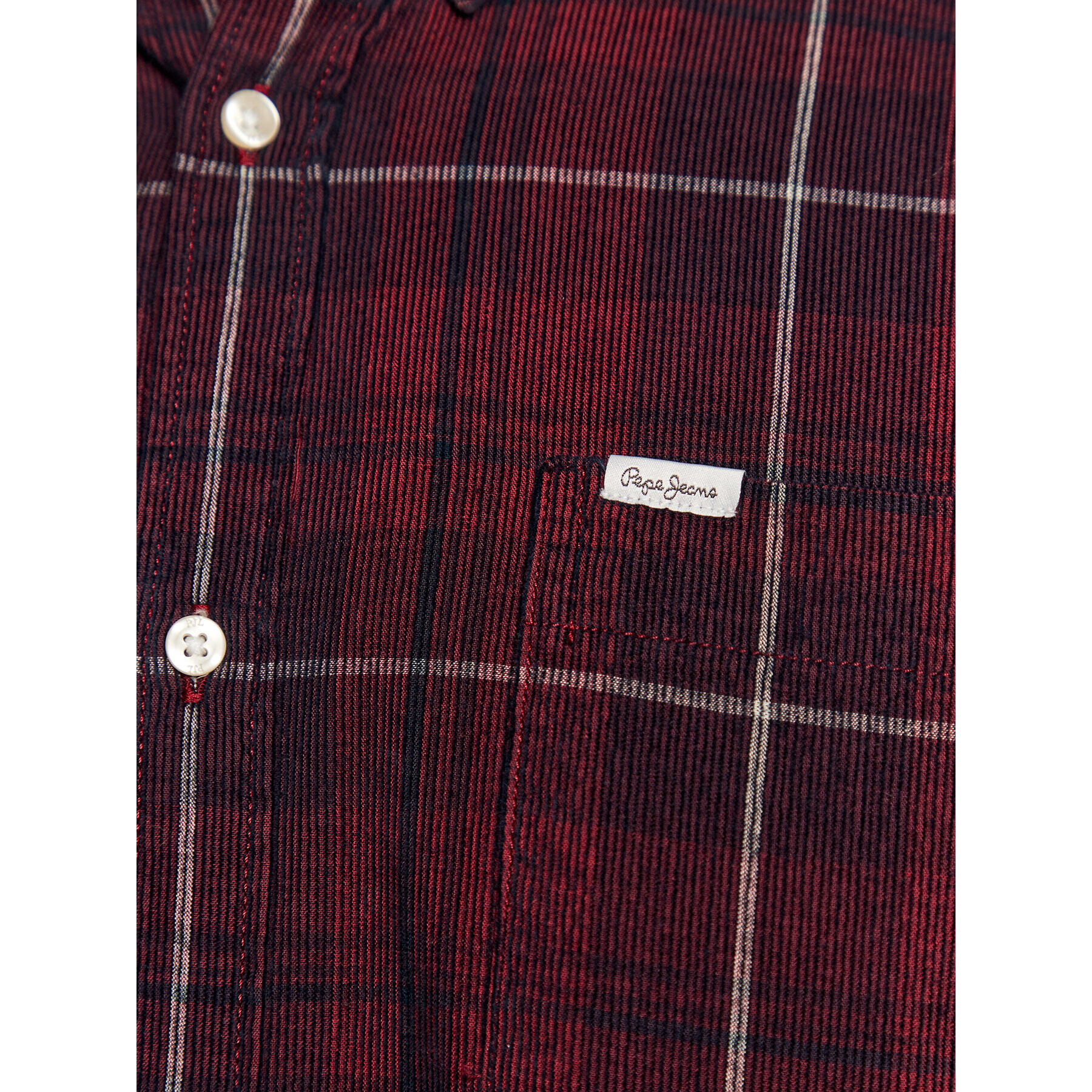Pepe Jeans Риза Freshfield PM307661 Бордо Regular Fit - Pepit.bg