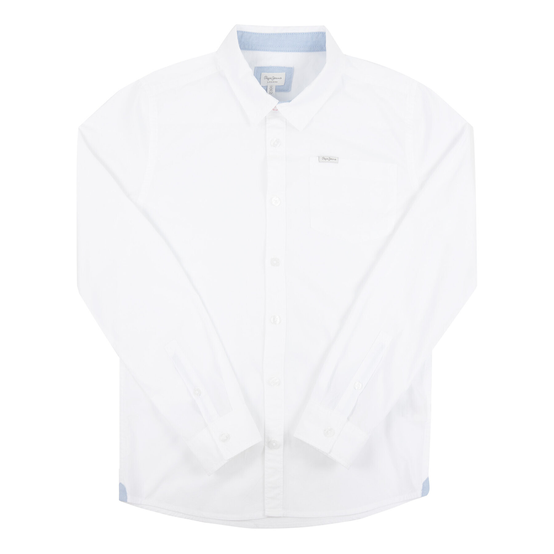 Pepe Jeans Риза PB301477 Бял Regular Fit - Pepit.bg