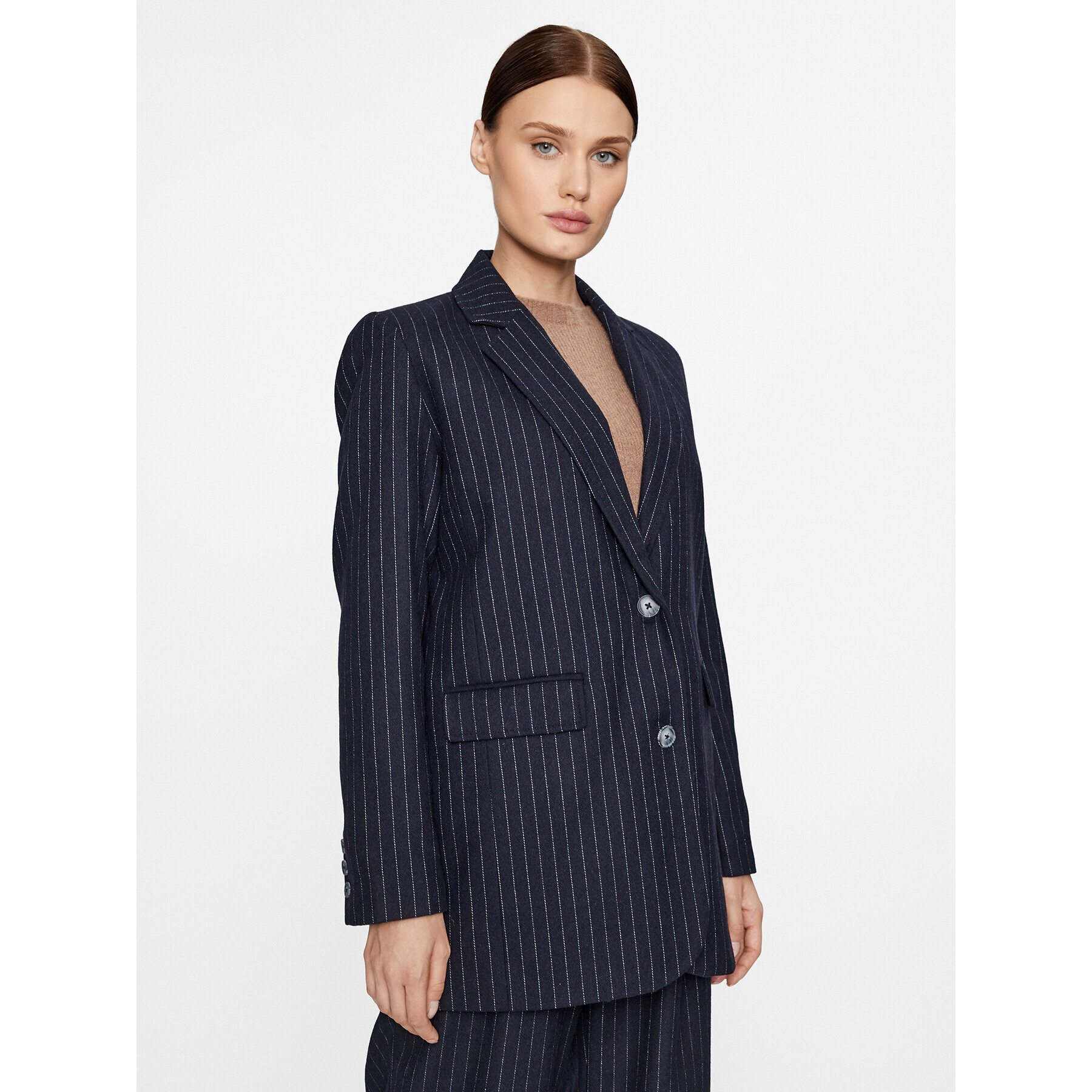 Pepe Jeans Сако Rene PL402287 Черен Relaxed Fit - Pepit.bg