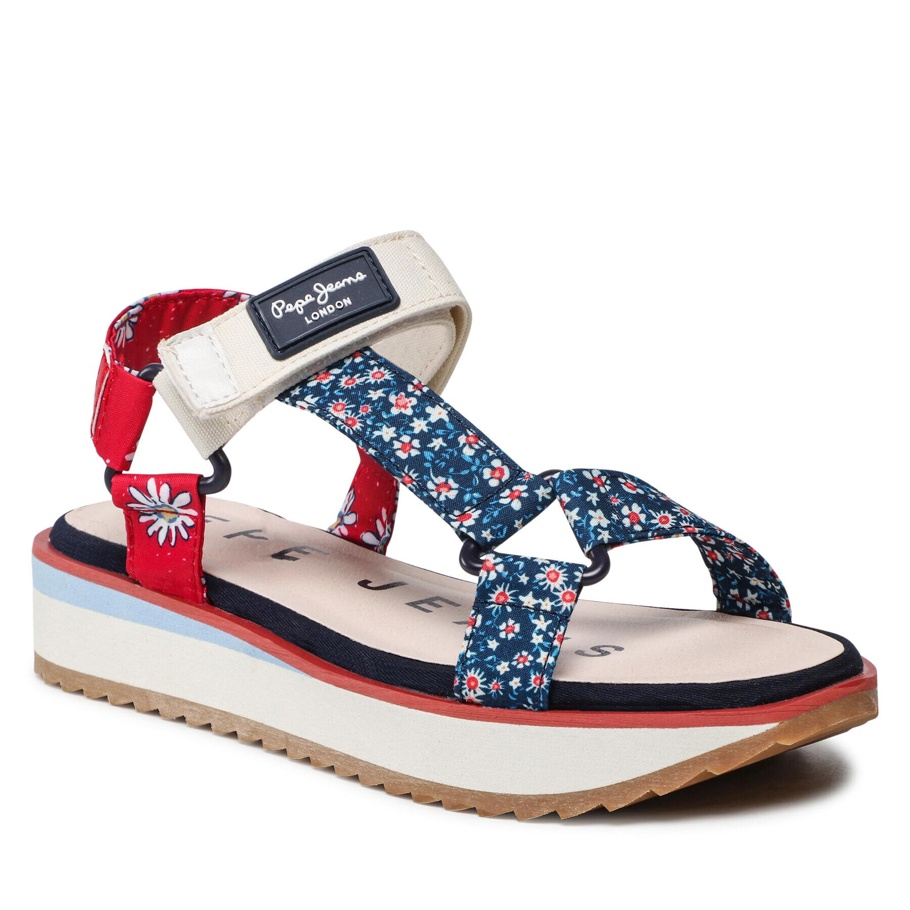 Pepe Jeans Сандали Alexa Flowers PGS90182 Цветен - Pepit.bg