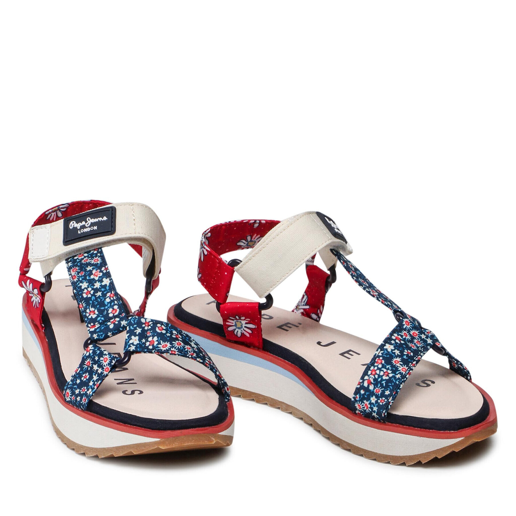 Pepe Jeans Сандали Alexa Flowers PGS90182 Цветен - Pepit.bg