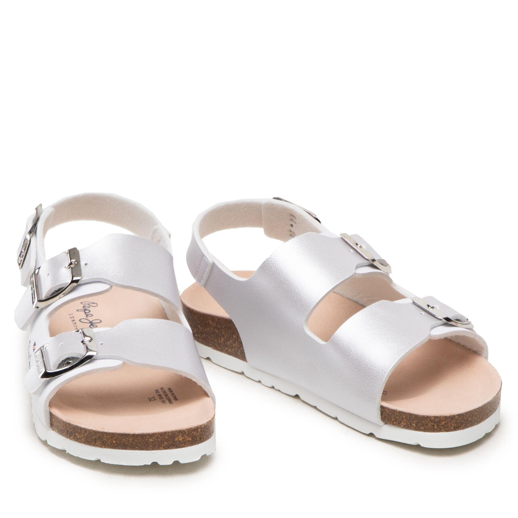 Pepe Jeans Сандали Bio Corp PGS90185 Сребрист - Pepit.bg