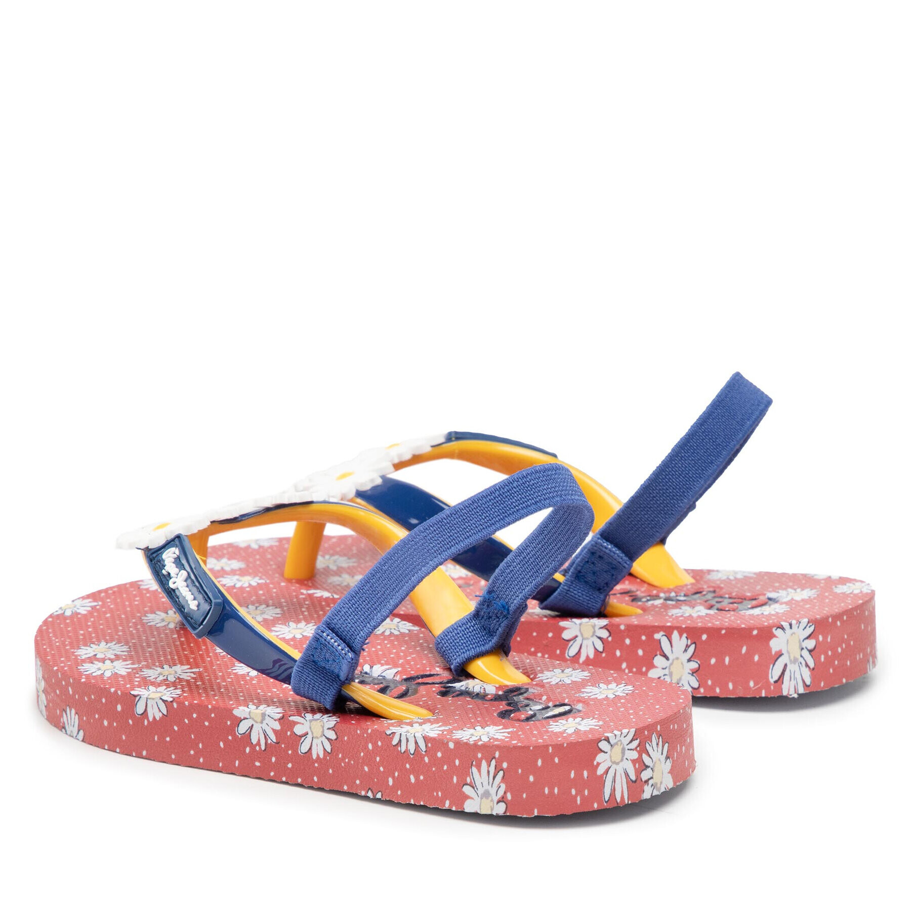 Pepe Jeans Сандали Dorset Flowers Kids PGS70051 Тъмносин - Pepit.bg