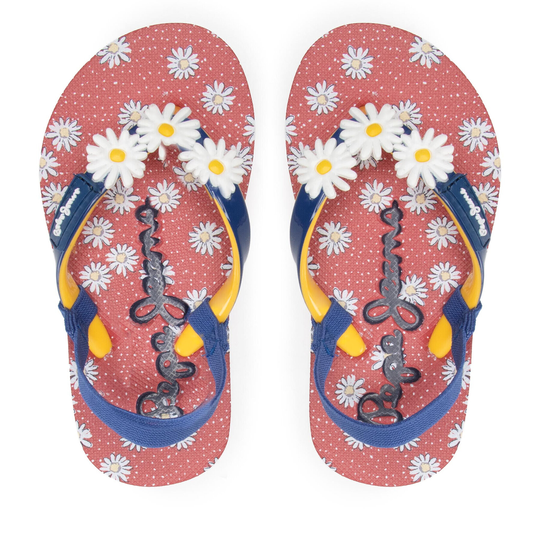 Pepe Jeans Сандали Dorset Flowers Kids PGS70051 Тъмносин - Pepit.bg