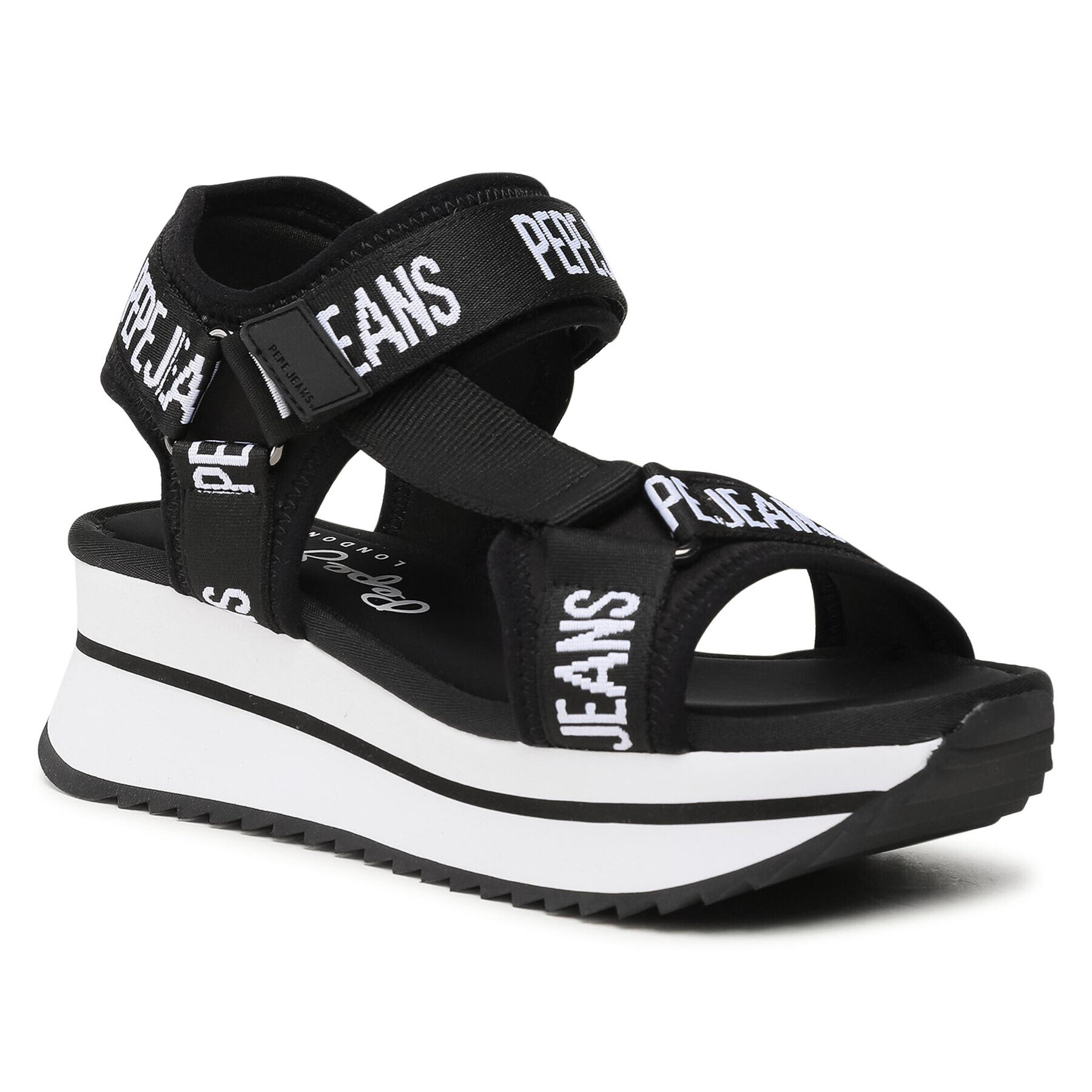 Pepe Jeans Сандали Fuji Pepe PLS90505 Черен - Pepit.bg