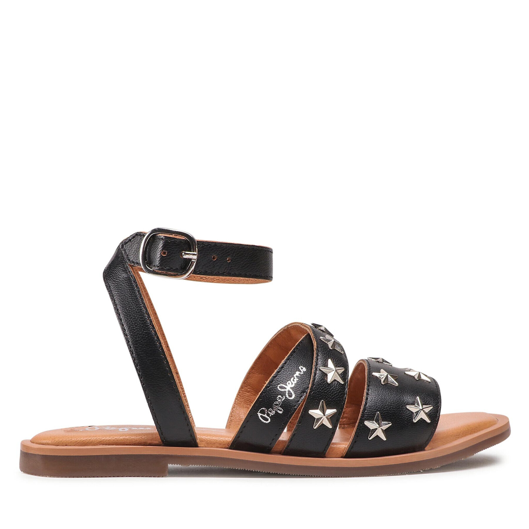 Pepe Jeans Сандали Irma Studs PGS90176 Черен - Pepit.bg