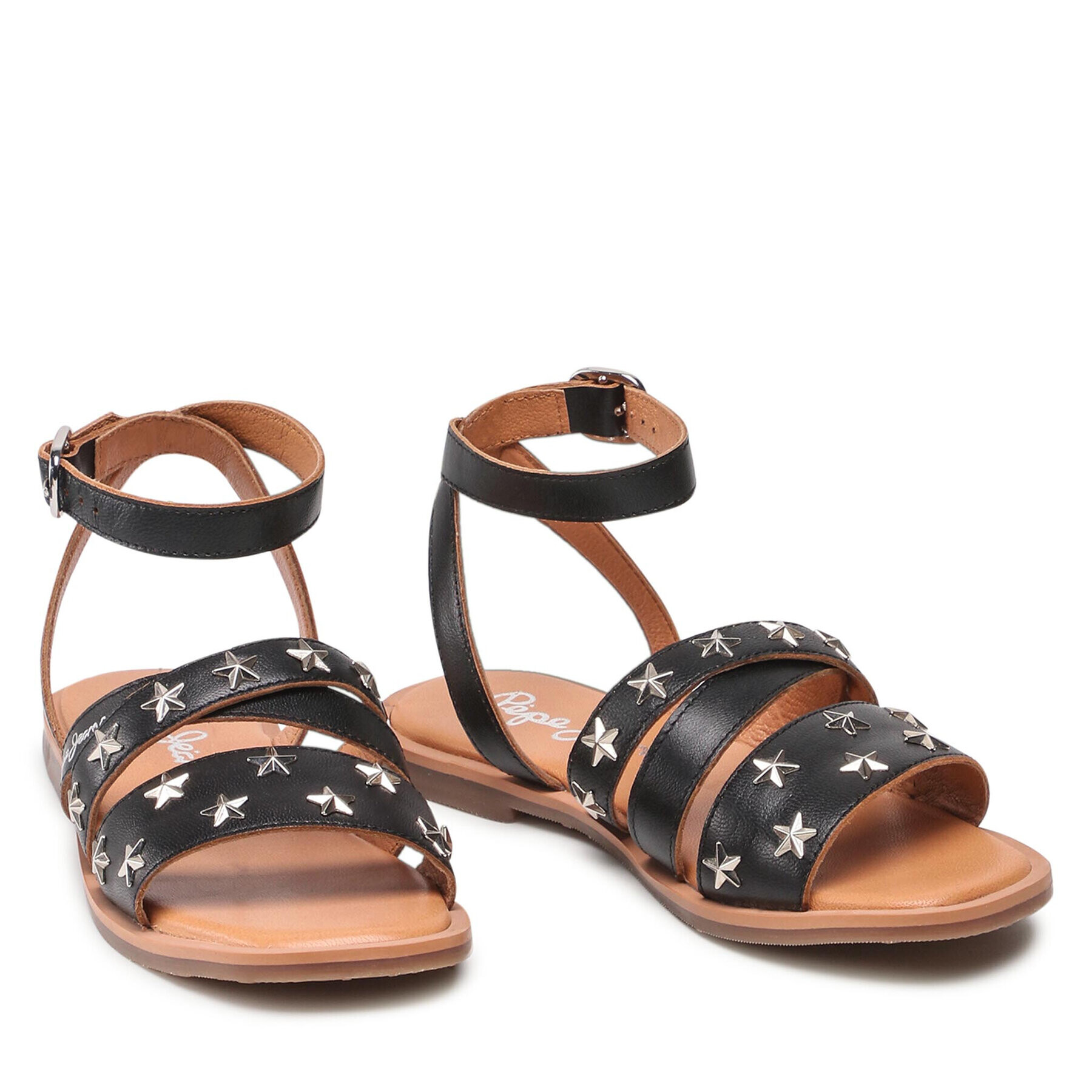 Pepe Jeans Сандали Irma Studs PGS90176 Черен - Pepit.bg