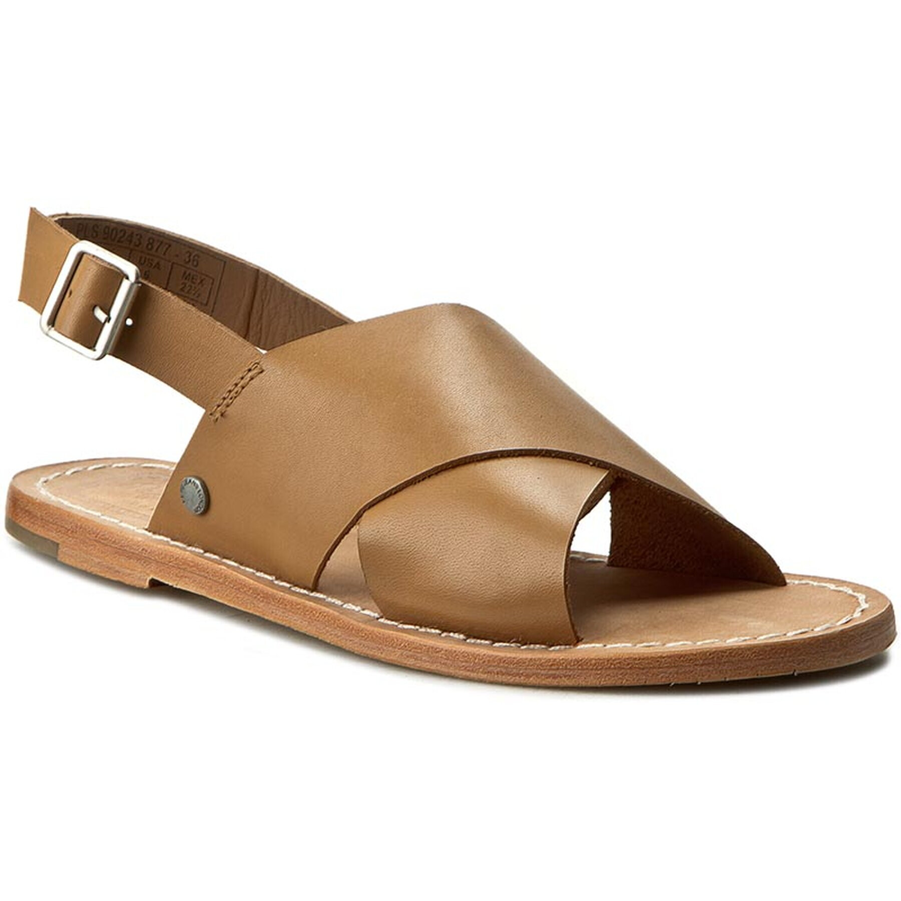 Pepe Jeans Сандали Malibu Crossed PLS90243 Кафяв - Pepit.bg