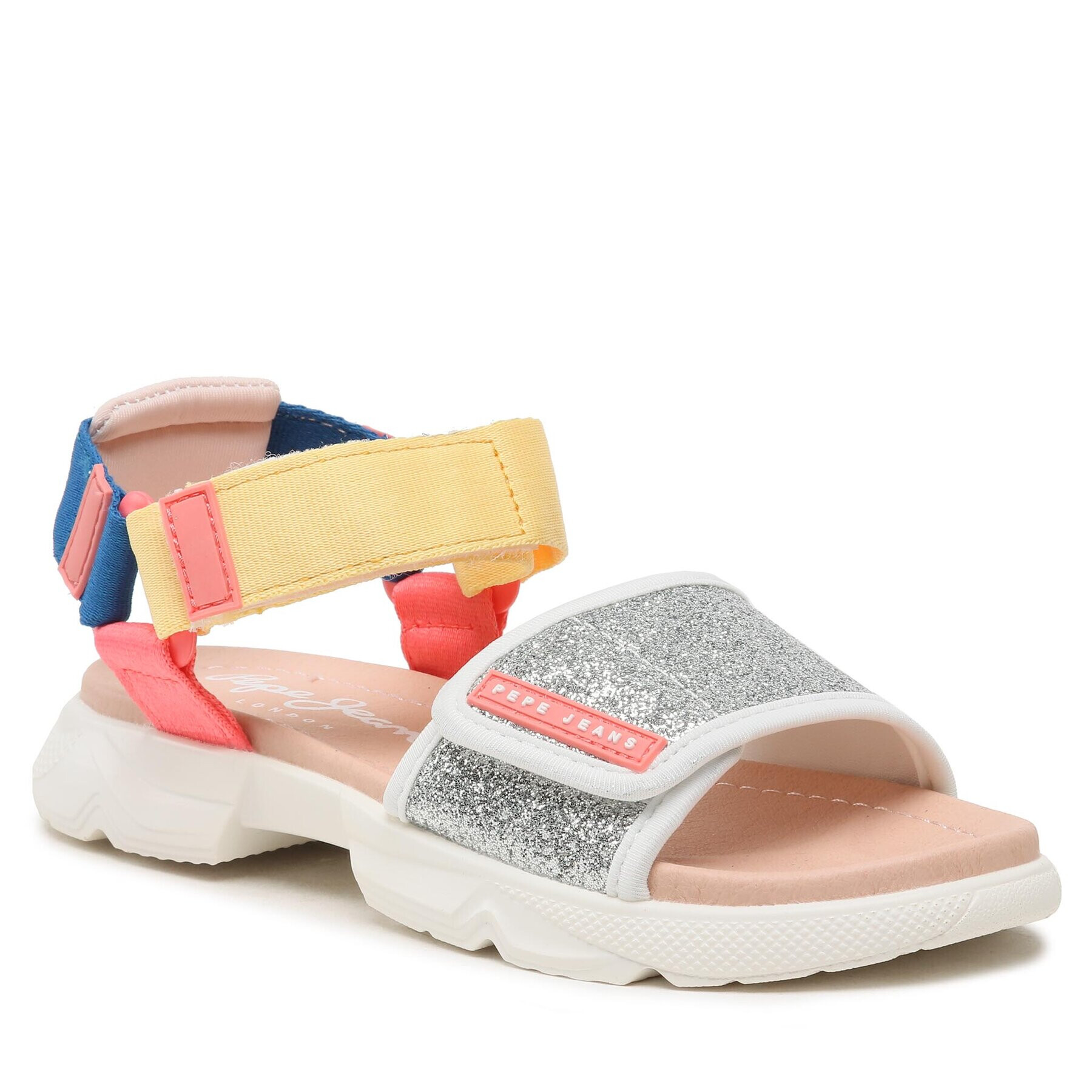 Pepe Jeans Сандали Ventura Sandal G PGS90190 Сребрист - Pepit.bg