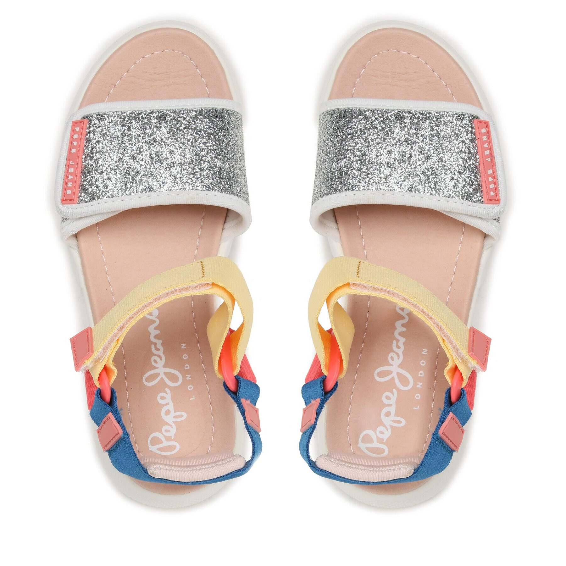Pepe Jeans Сандали Ventura Sandal G PGS90190 Сребрист - Pepit.bg
