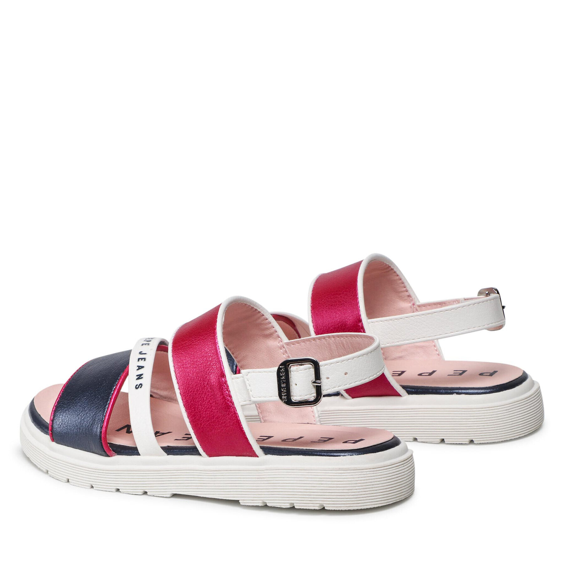 Pepe Jeans Сандали Wendy Logo PGS90183 Розов - Pepit.bg