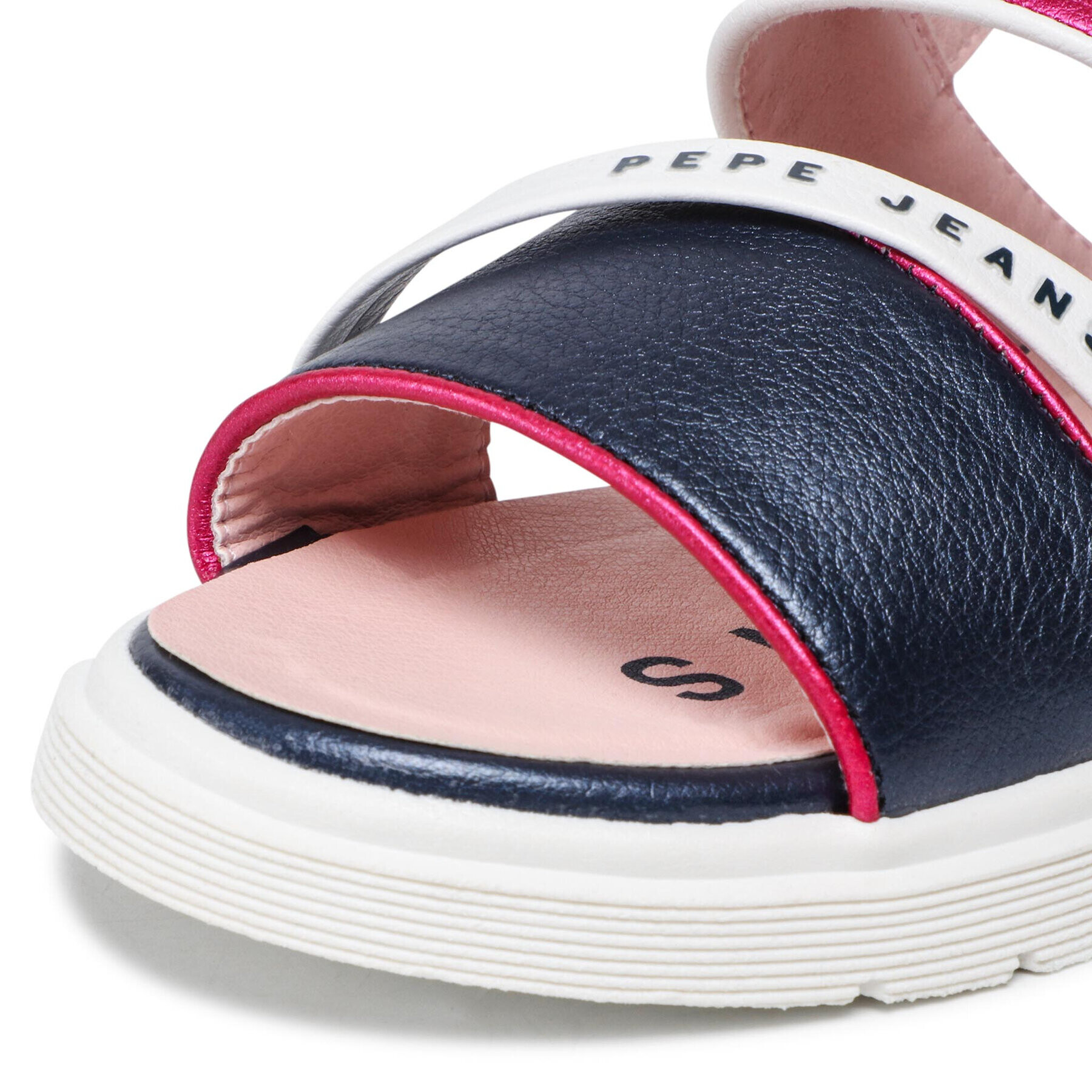 Pepe Jeans Сандали Wendy Logo PGS90183 Розов - Pepit.bg