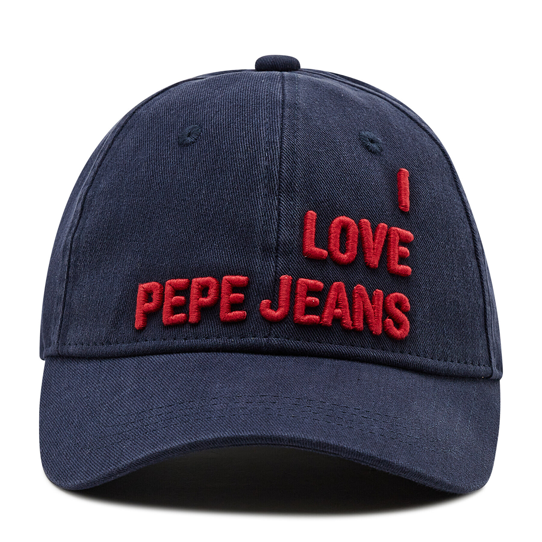 Pepe Jeans Шапка с козирка Sunny Cap PL040322 Тъмносин - Pepit.bg