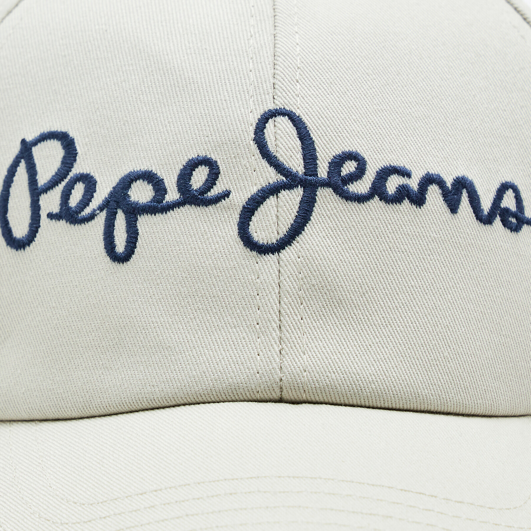 Pepe Jeans Шапка с козирка Wally PM040522 Бял - Pepit.bg