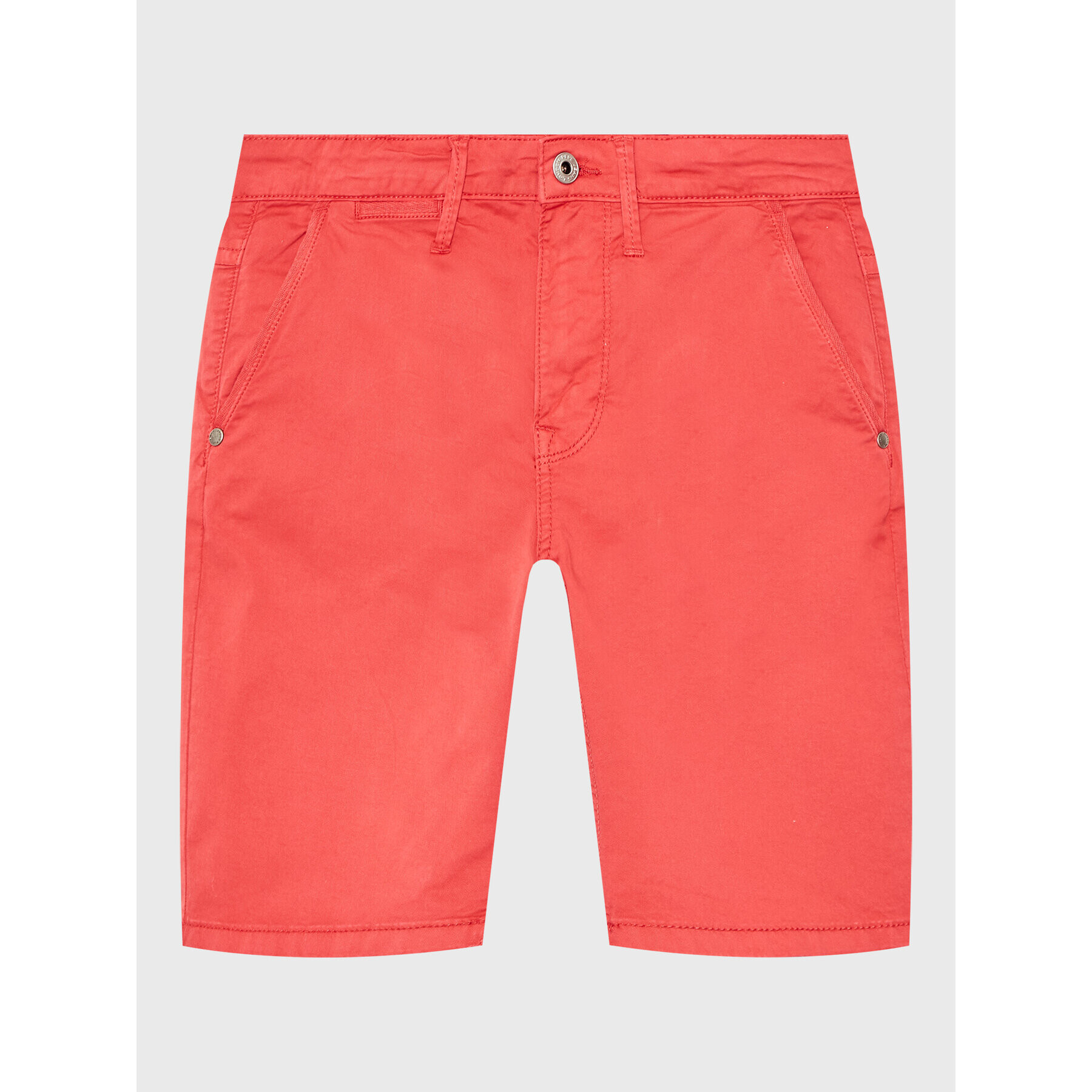 Pepe Jeans Шорти от плат Blueburn Short PB800726C75 Червен Regular Fit - Pepit.bg