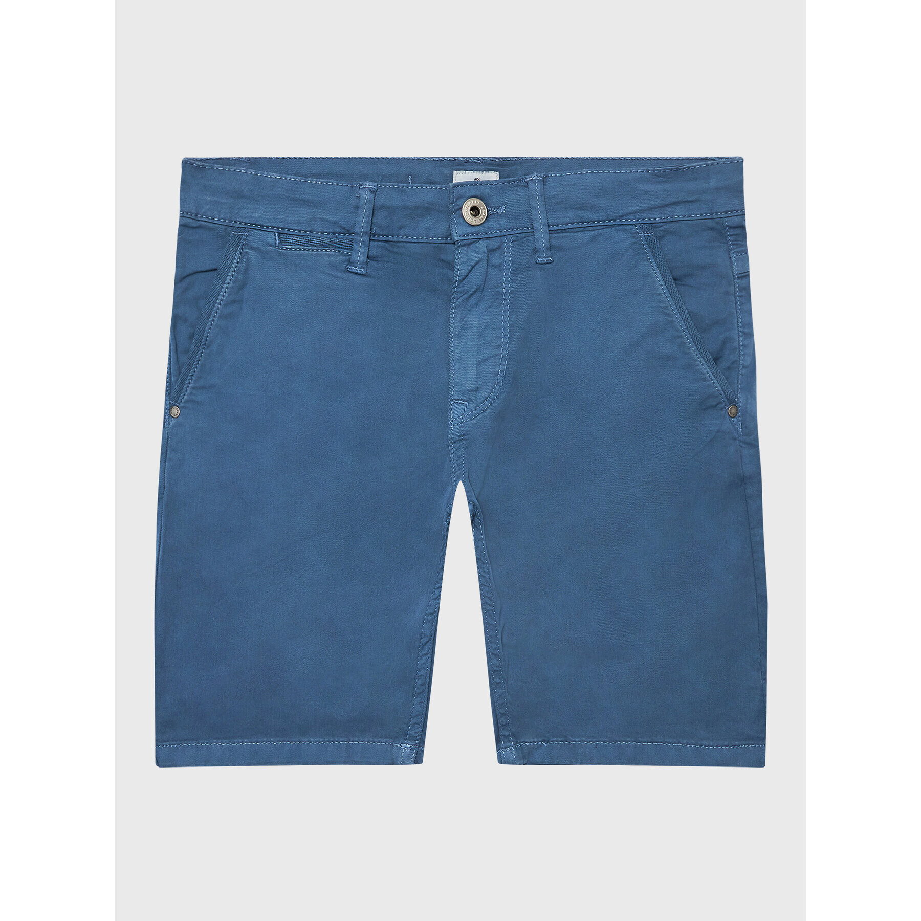Pepe Jeans Шорти от плат Blueburn Short PB800726C75 Син Regular Fit - Pepit.bg