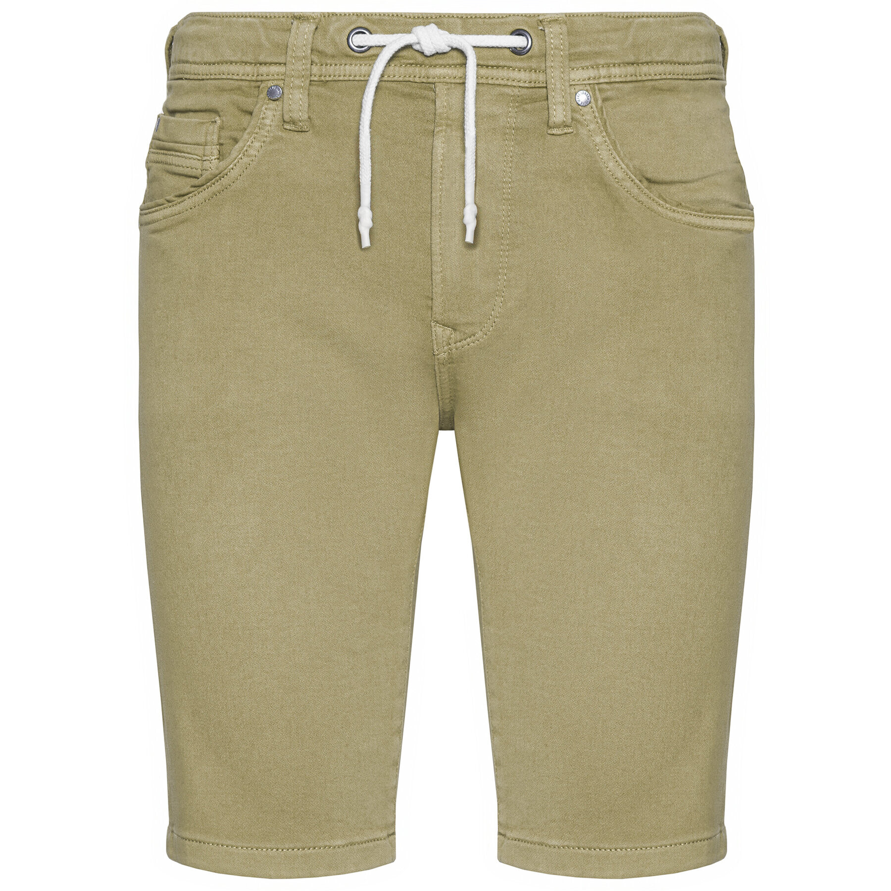 Pepe Jeans Шорти от плат Jagger PM800720 Зелен Regular Fit - Pepit.bg