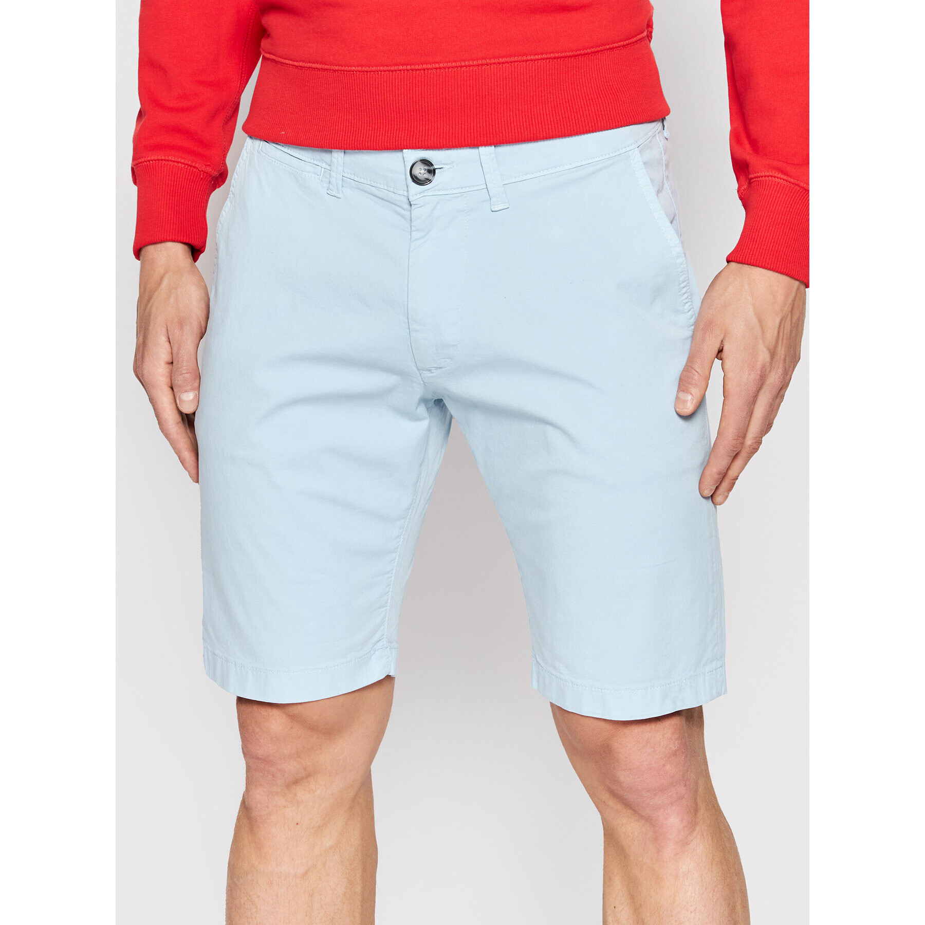 Pepe Jeans Шорти от плат Mcqueen PM800938 Син Regular Fit - Pepit.bg