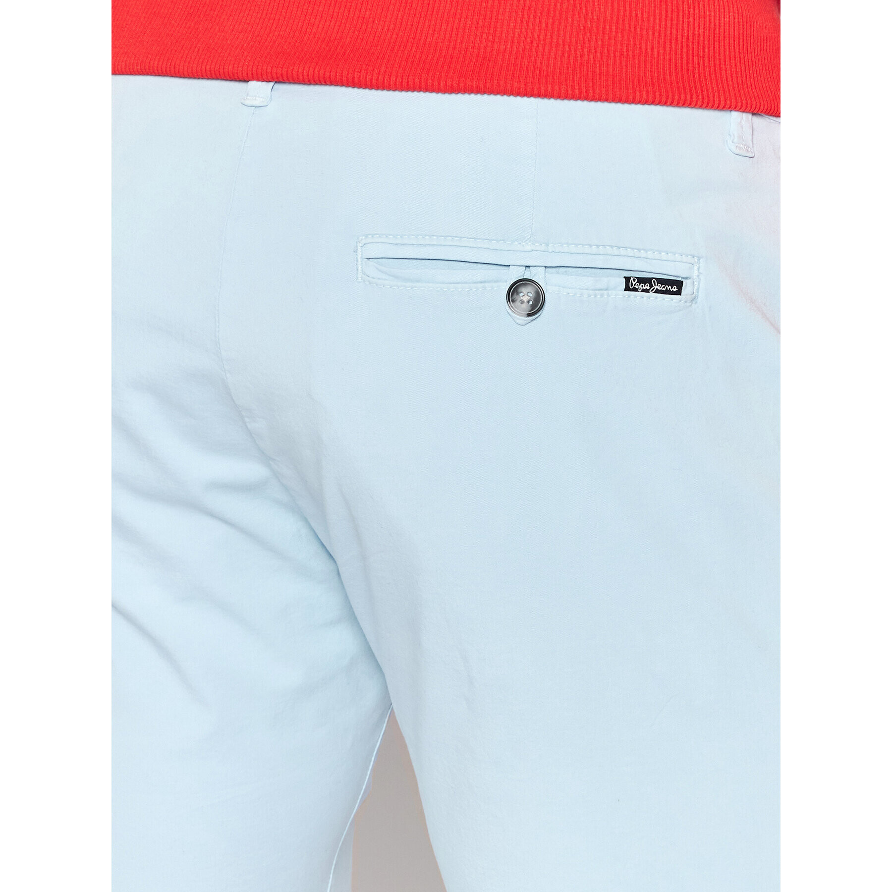 Pepe Jeans Шорти от плат Mcqueen PM800938 Син Regular Fit - Pepit.bg