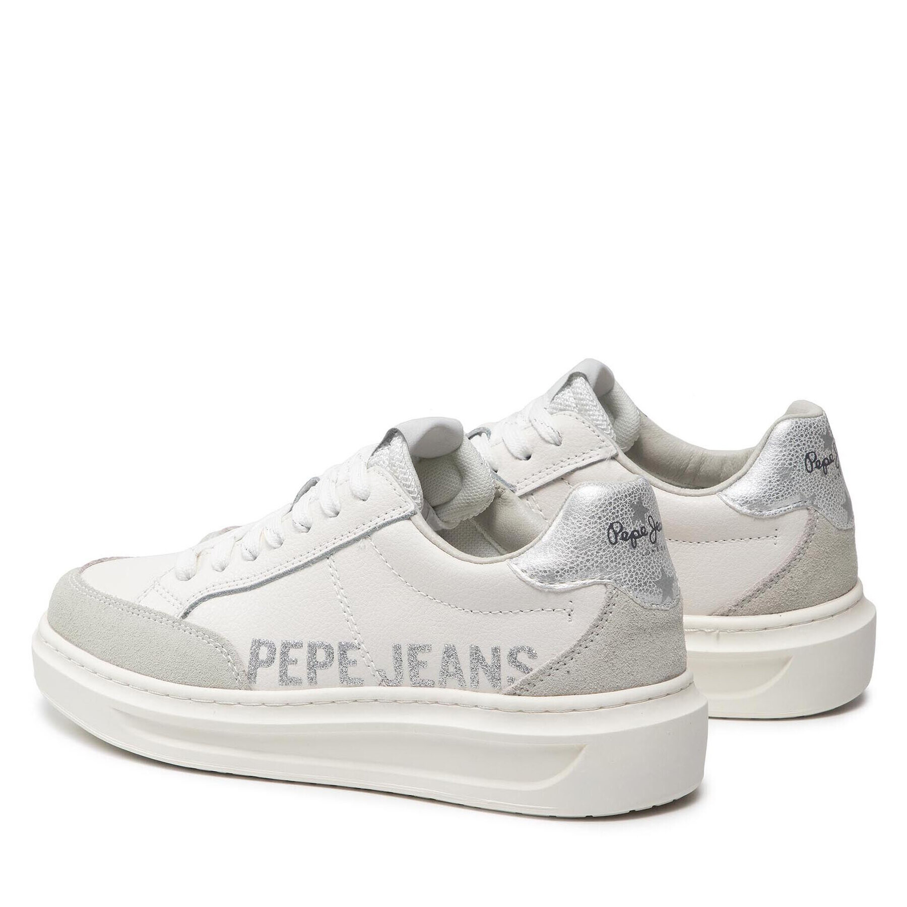 Pepe Jeans Сникърси Abbey Willy PLS31196 Бял - Pepit.bg