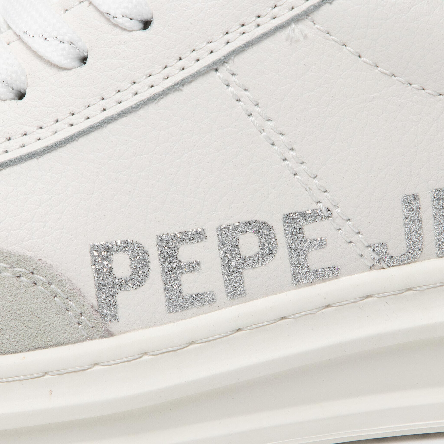 Pepe Jeans Сникърси Abbey Willy PLS31196 Бял - Pepit.bg