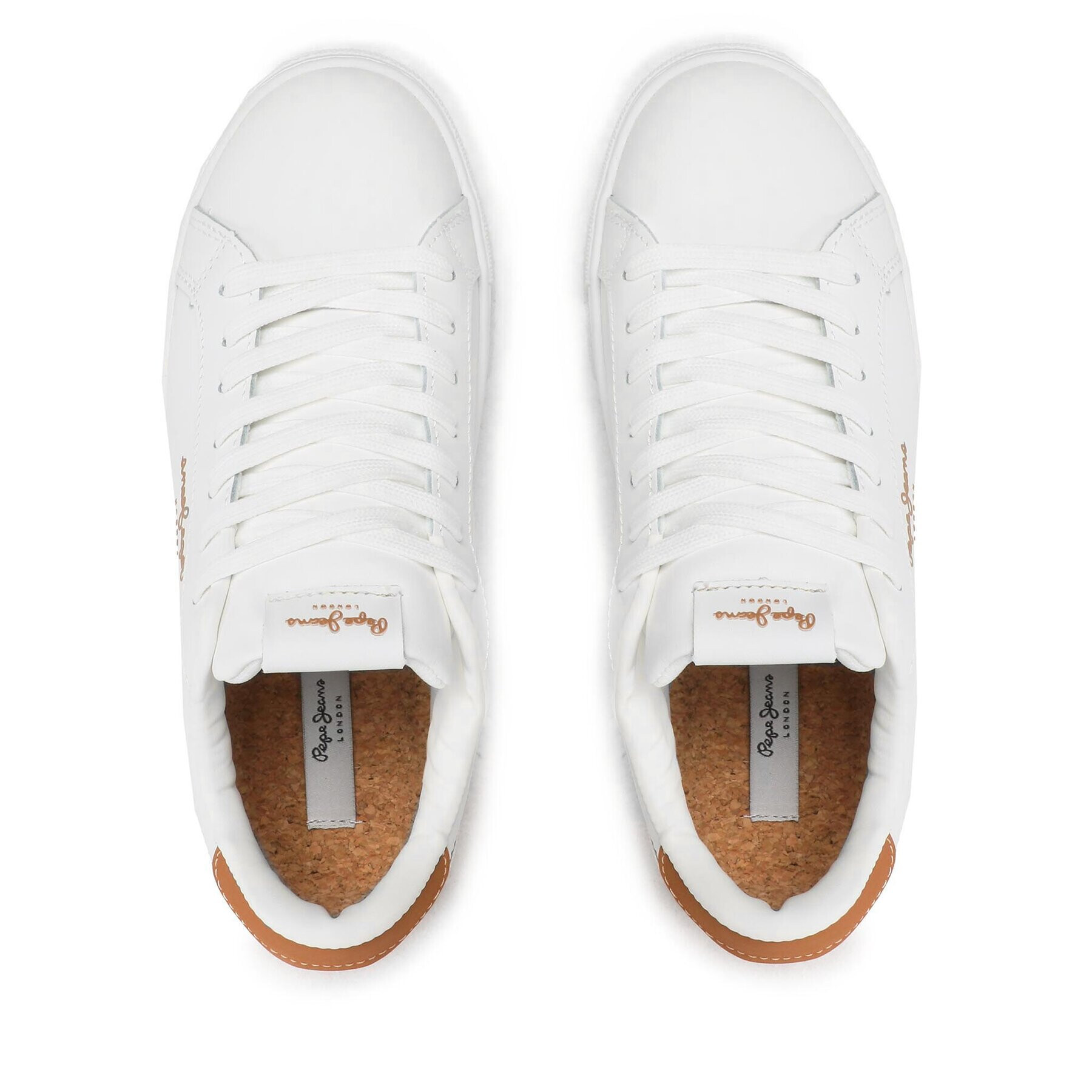 Pepe Jeans Сникърси Adams Basic PLS31472 Бял - Pepit.bg