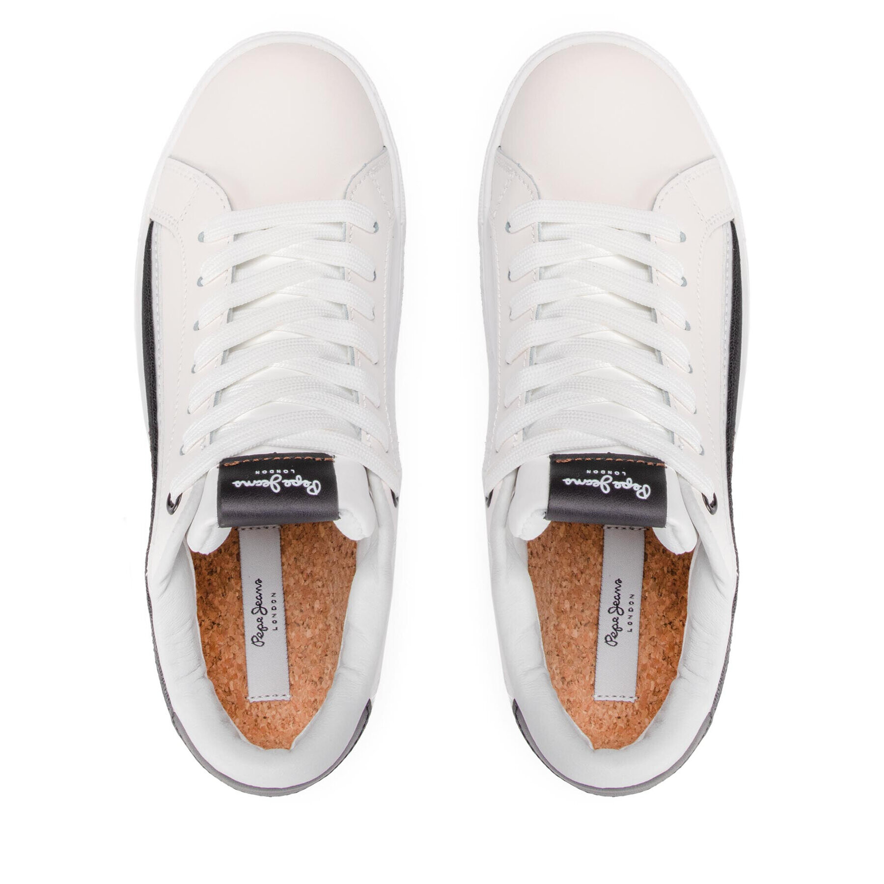 Pepe Jeans Сникърси Adams Brand PLS31402 Бял - Pepit.bg