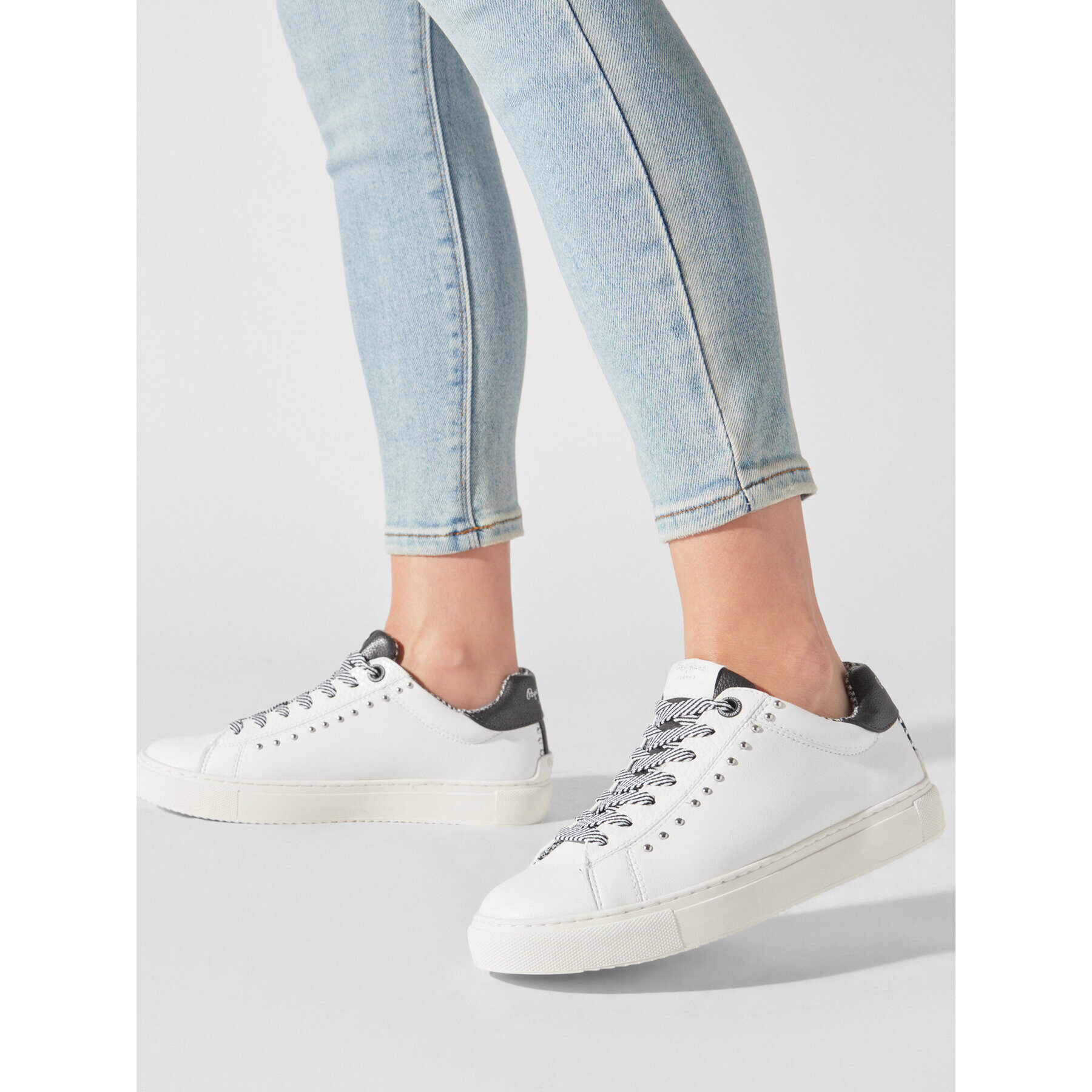 Pepe Jeans Сникърси Adams Catty PLS31198 Бял - Pepit.bg
