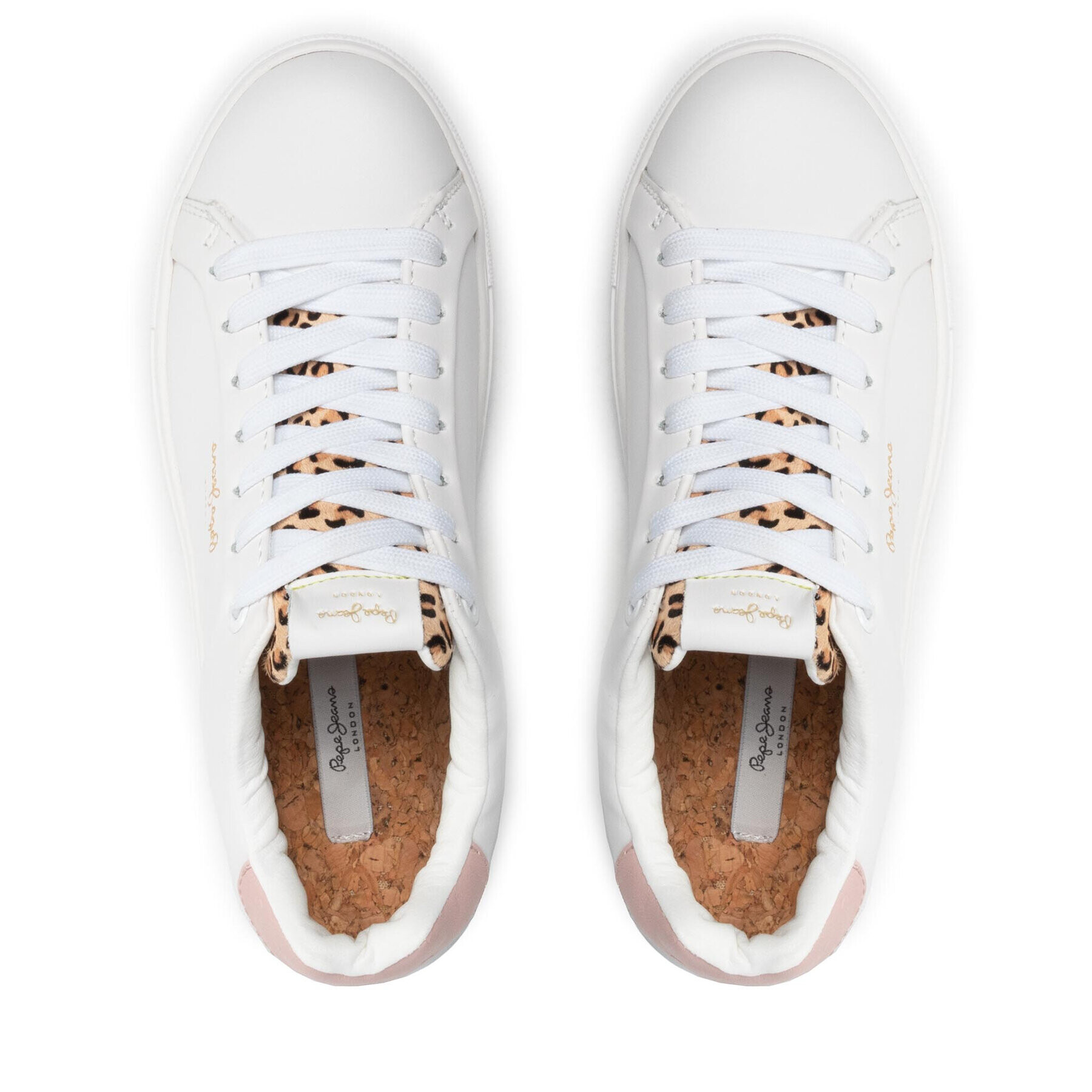 Pepe Jeans Сникърси Adams Riga PLS31310 Бял - Pepit.bg