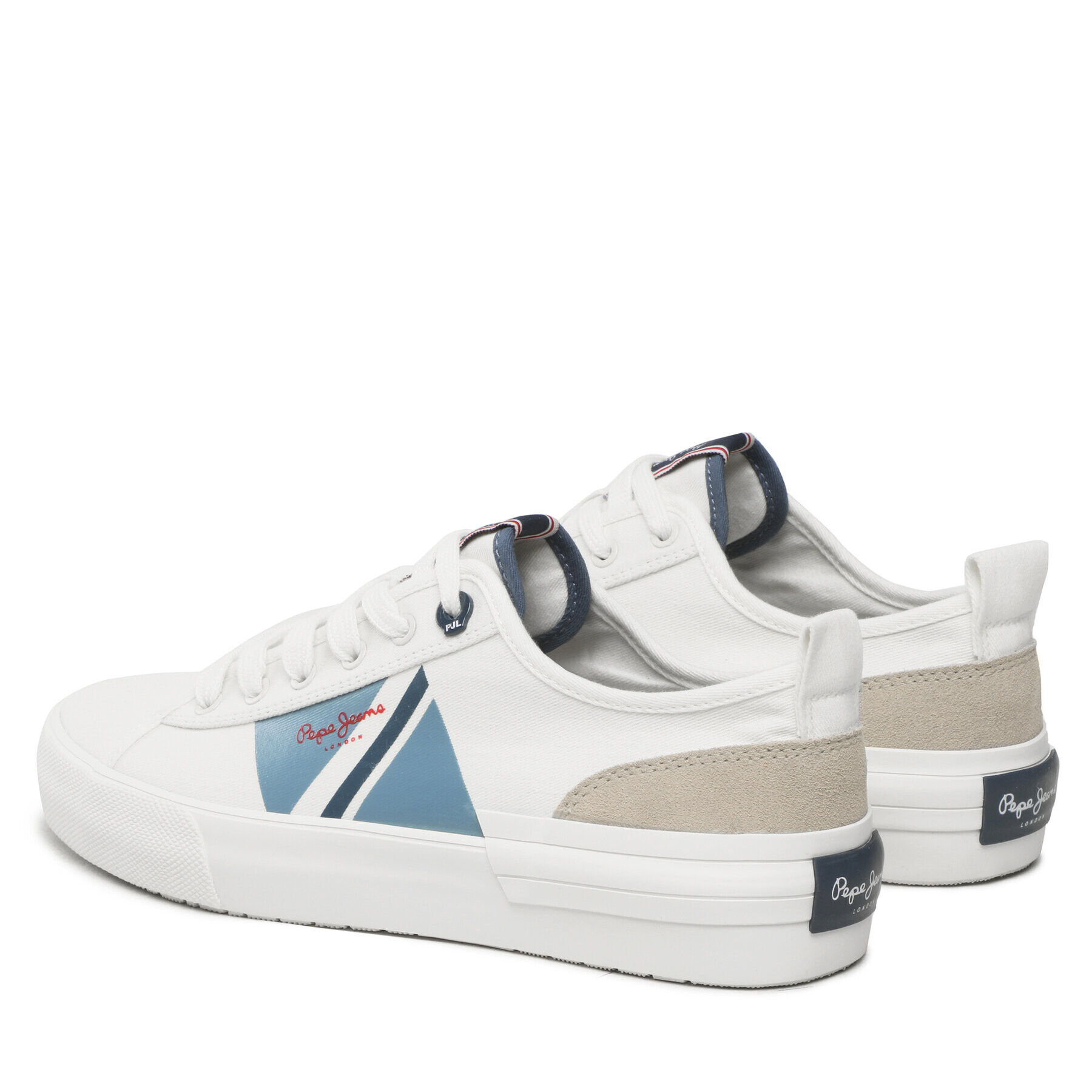 Pepe Jeans Сникърси Allen Flag Color PMS30903 Бял - Pepit.bg