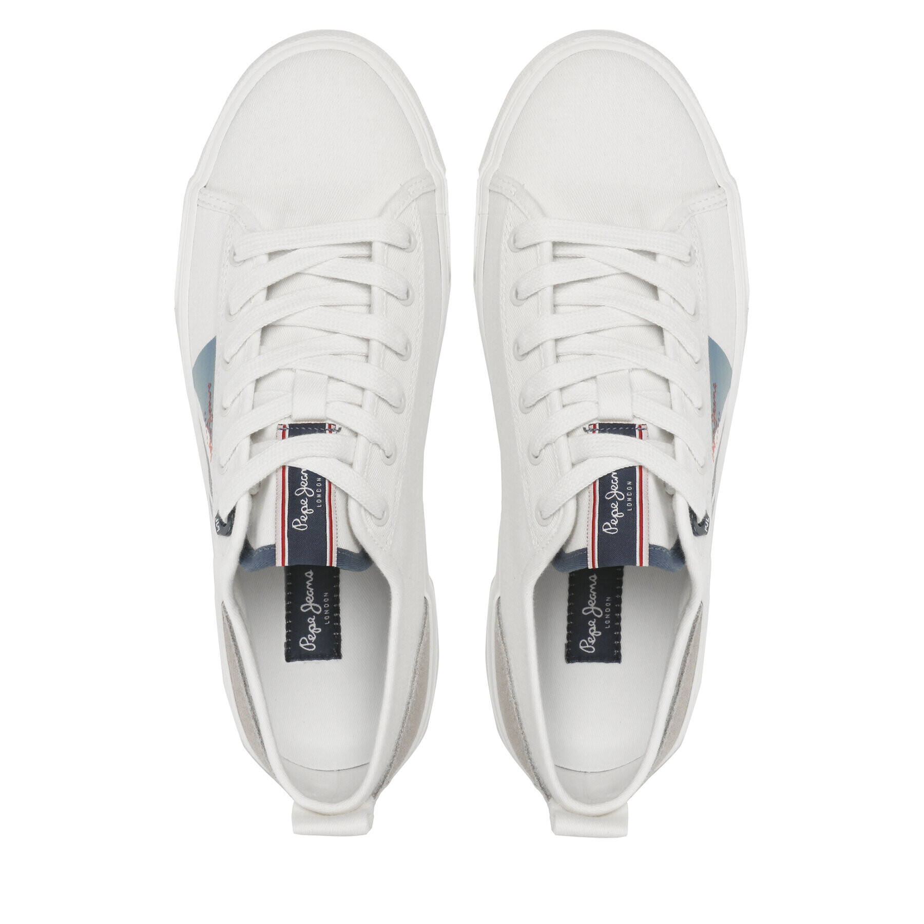 Pepe Jeans Сникърси Allen Flag Color PMS30903 Бял - Pepit.bg