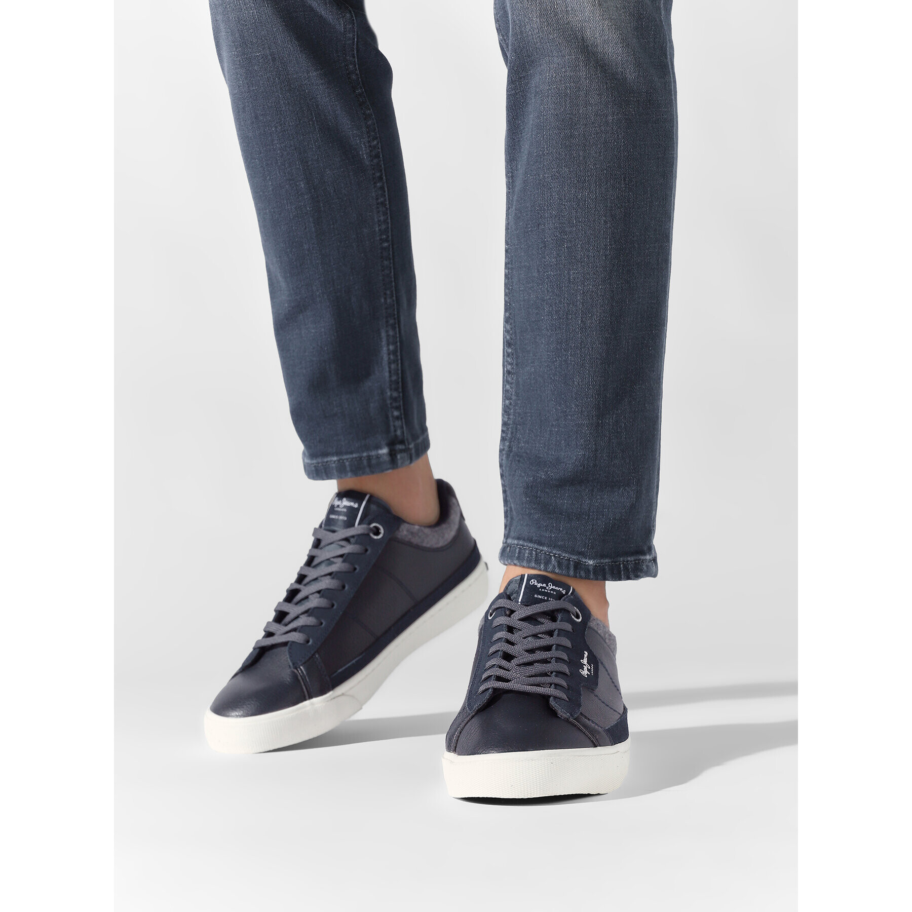 Pepe Jeans Сникърси Barry Smart PMS30881 Тъмносин - Pepit.bg