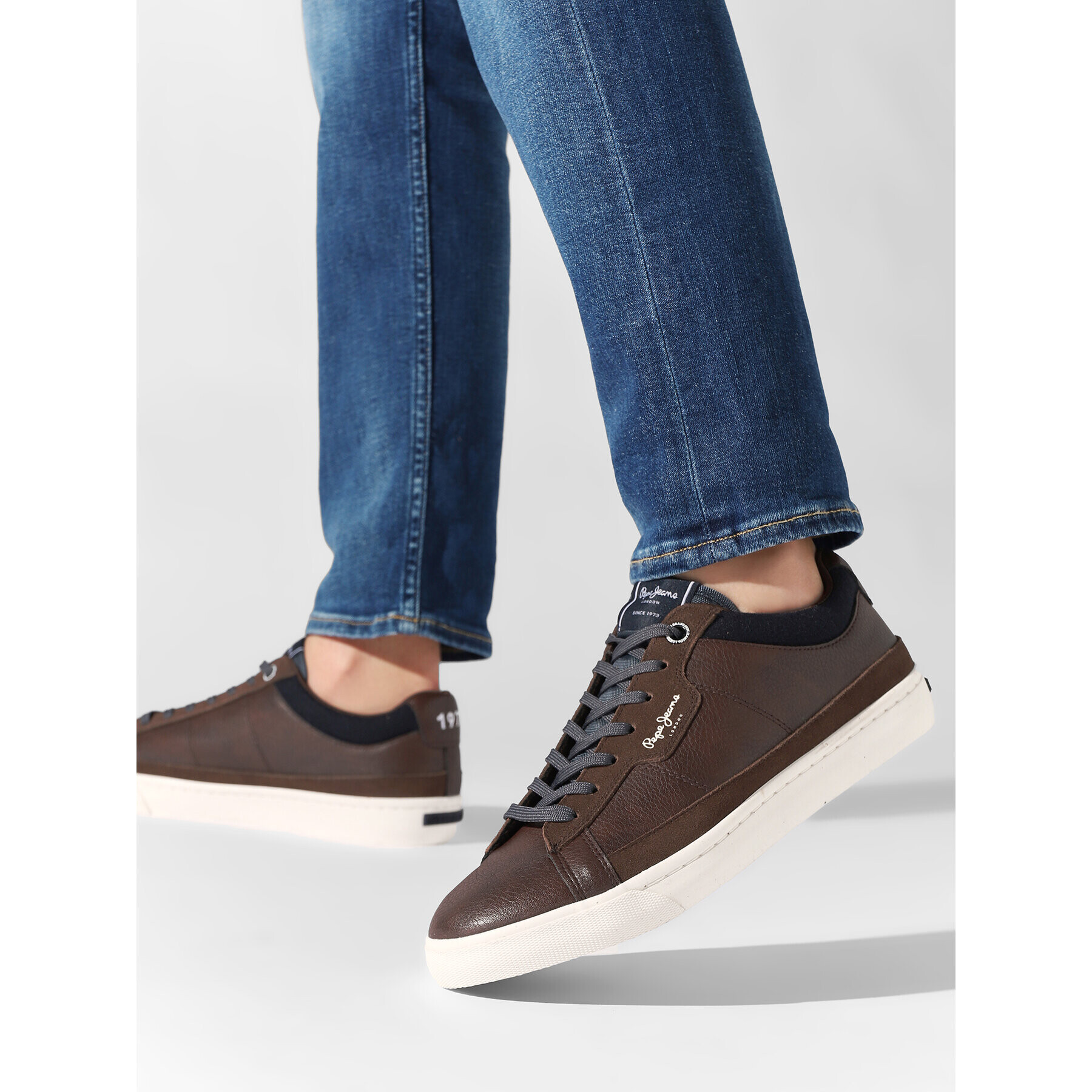 Pepe Jeans Сникърси Bary Smart PMS30881 Кафяв - Pepit.bg