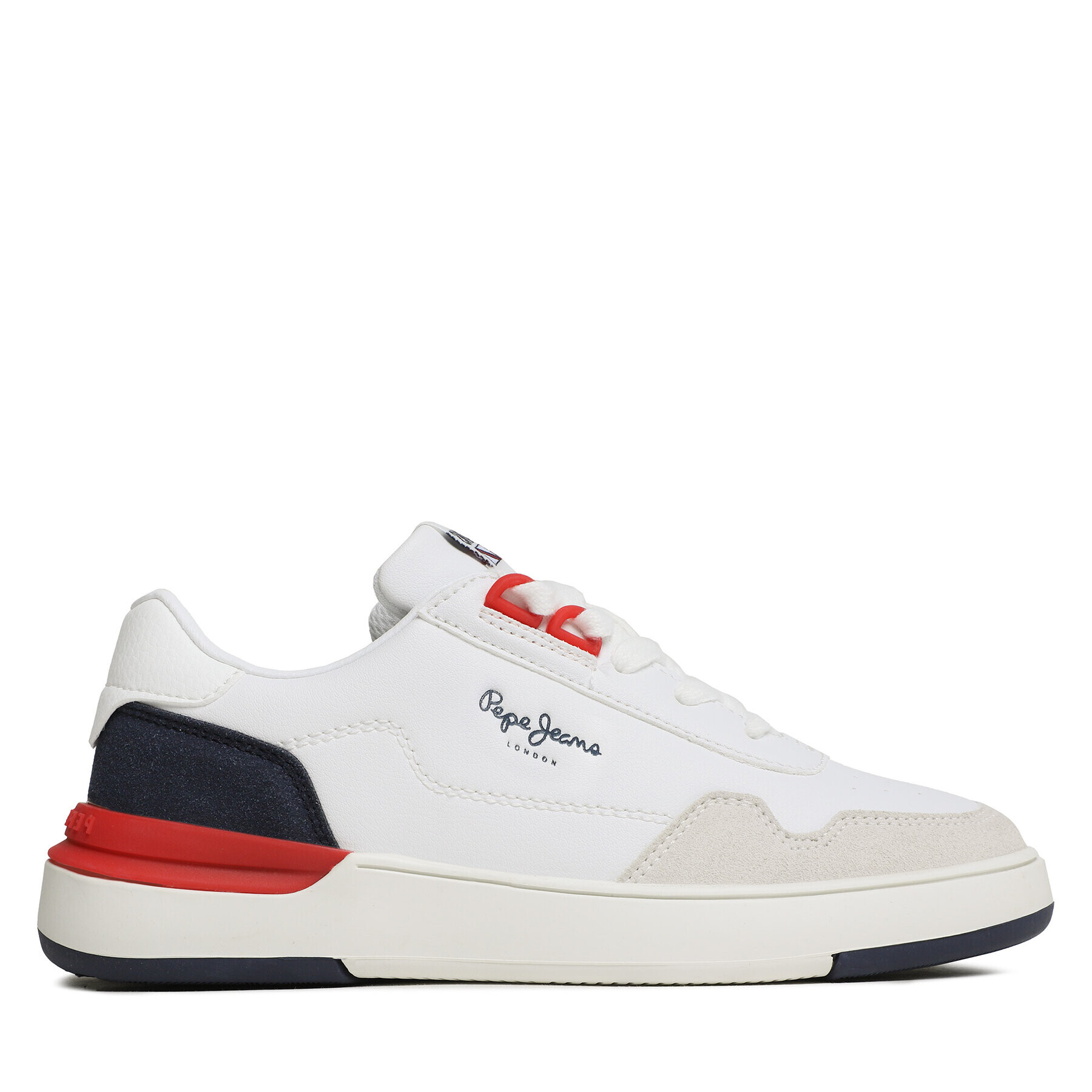 Pepe Jeans Сникърси Baxter Basket B PBS30563 Бял - Pepit.bg