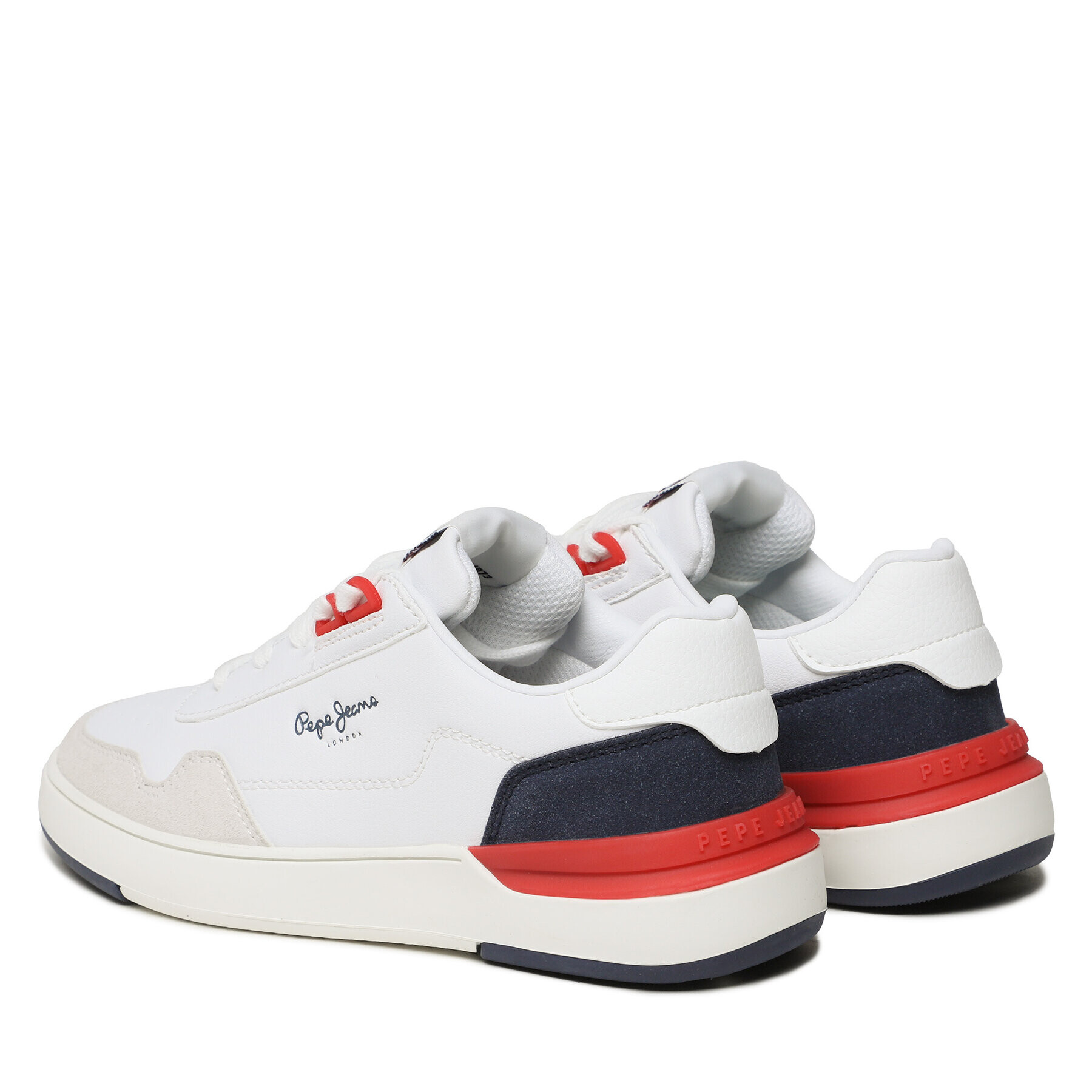 Pepe Jeans Сникърси Baxter Basket B PBS30563 Бял - Pepit.bg