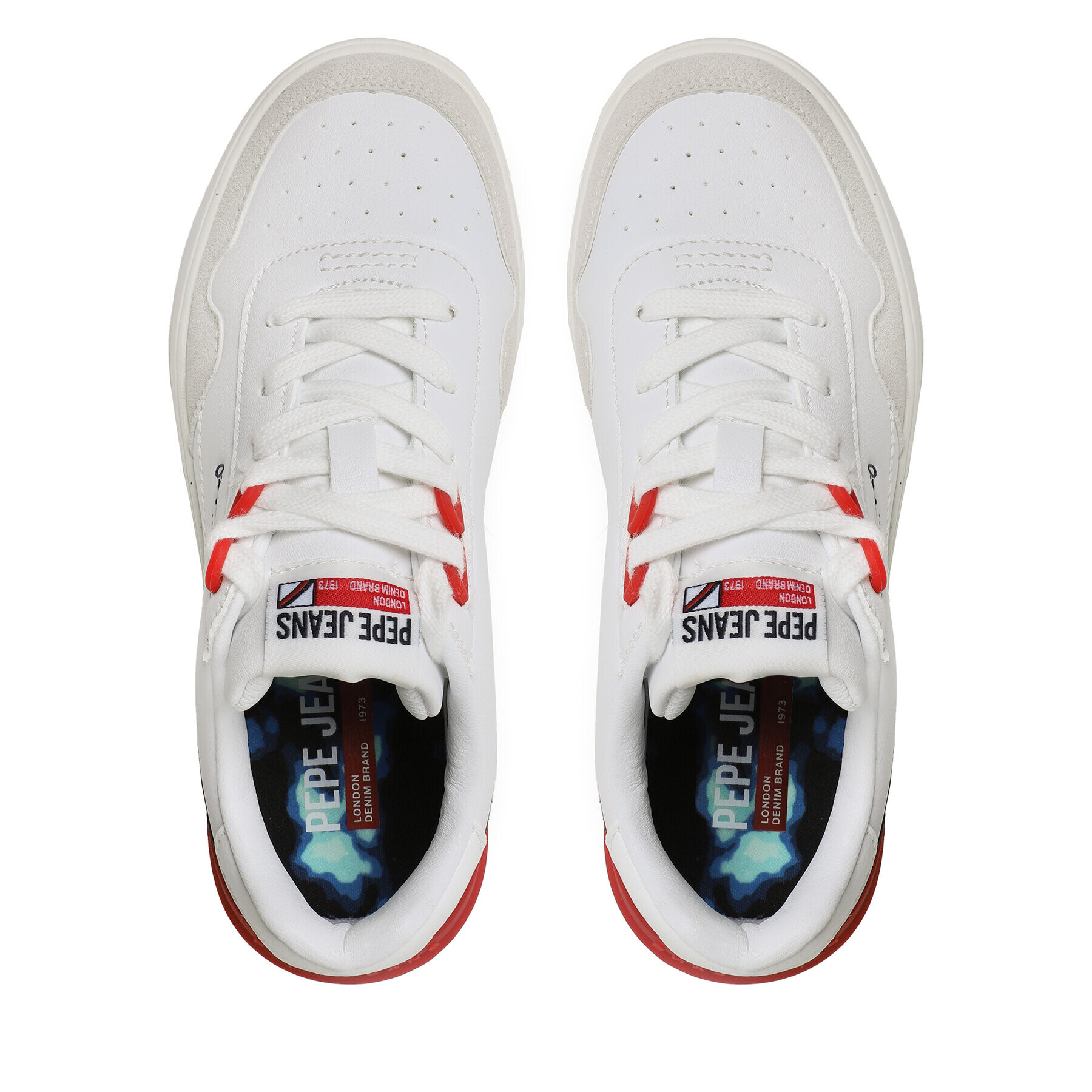 Pepe Jeans Сникърси Baxter Basket B PBS30563 Бял - Pepit.bg