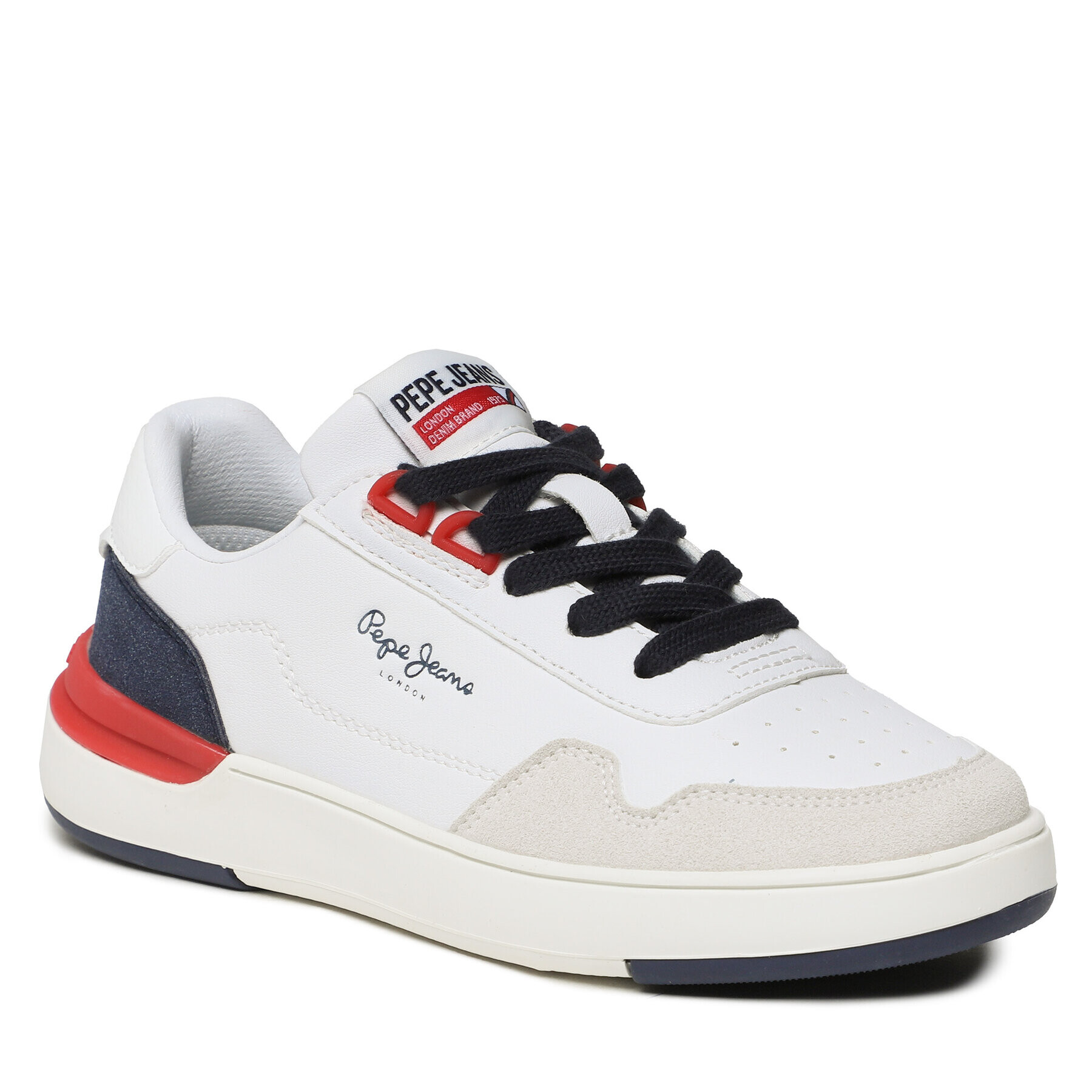 Pepe Jeans Сникърси Baxter Basket B PBS30563 Бял - Pepit.bg