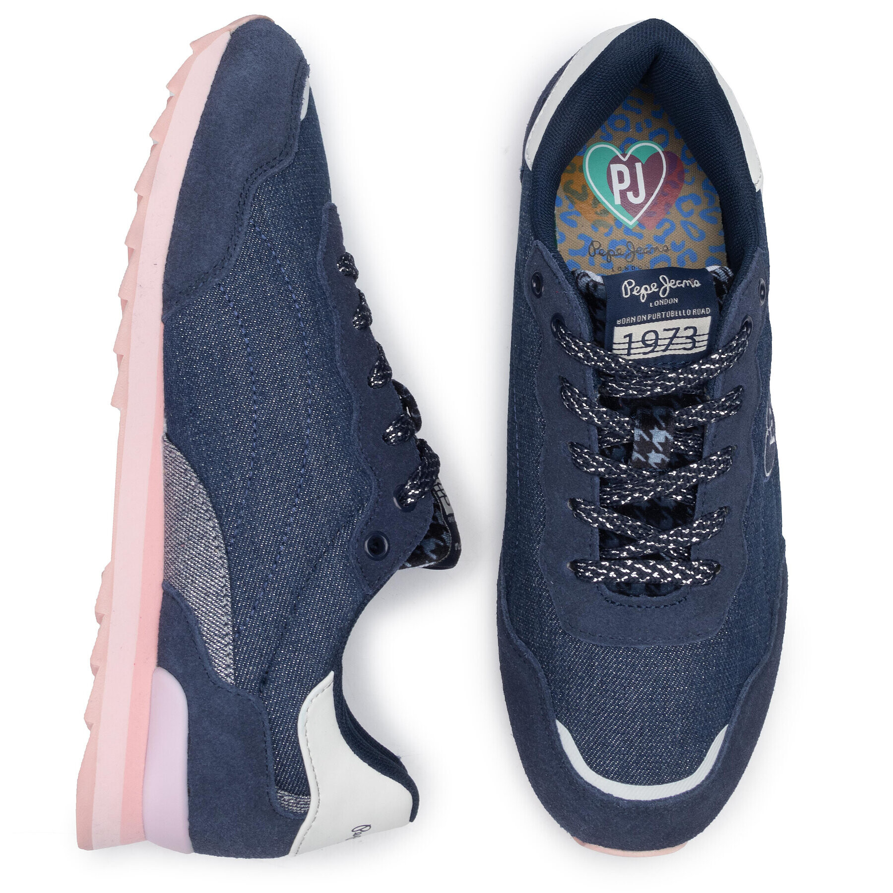 Pepe Jeans Сникърси Belle Denim PGS30417 Тъмносин - Pepit.bg