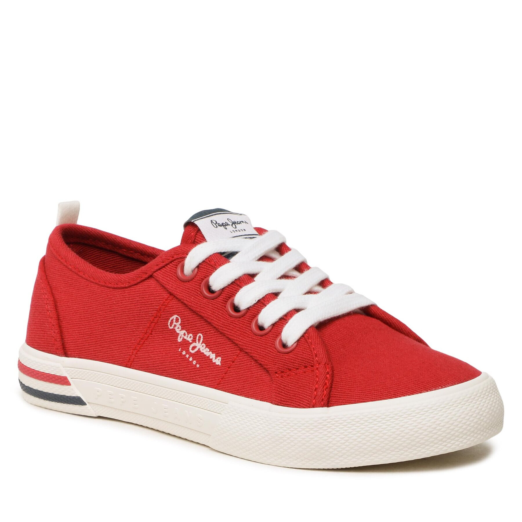 Pepe Jeans Сникърси Brady Basic Boy PBS30549 Червен - Pepit.bg