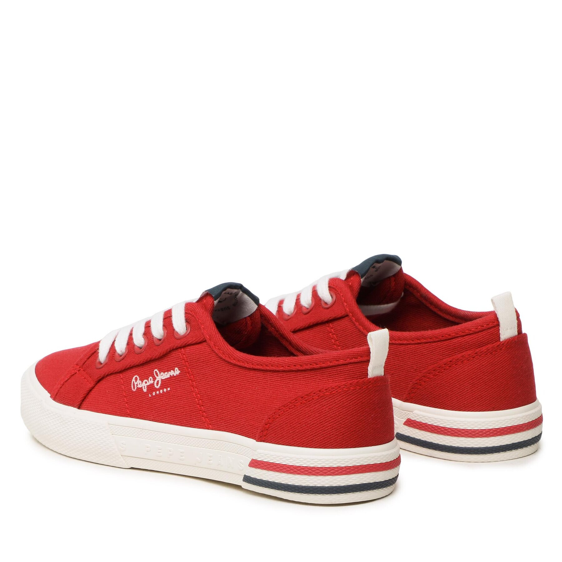 Pepe Jeans Сникърси Brady Basic Boy PBS30549 Червен - Pepit.bg