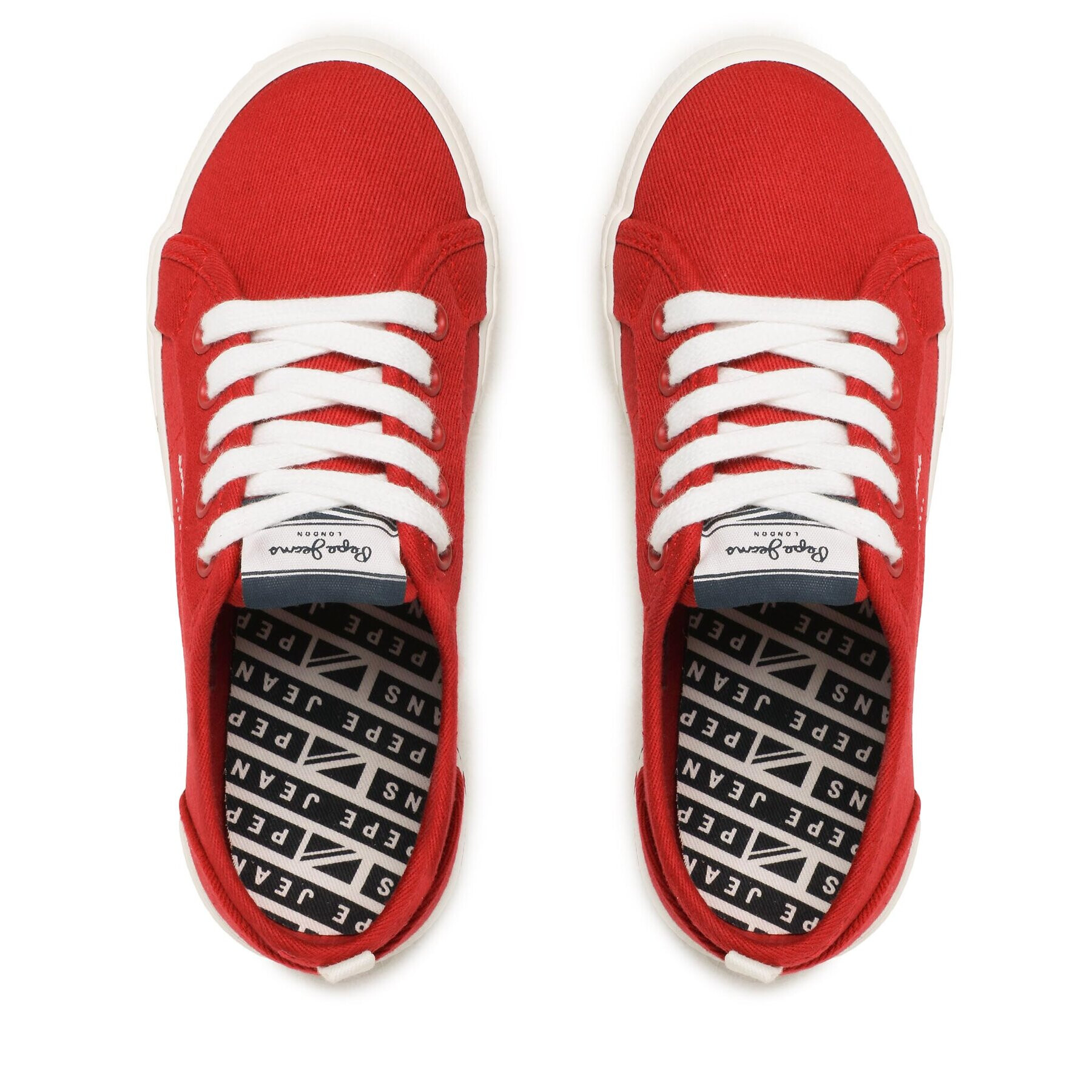 Pepe Jeans Сникърси Brady Basic Boy PBS30549 Червен - Pepit.bg