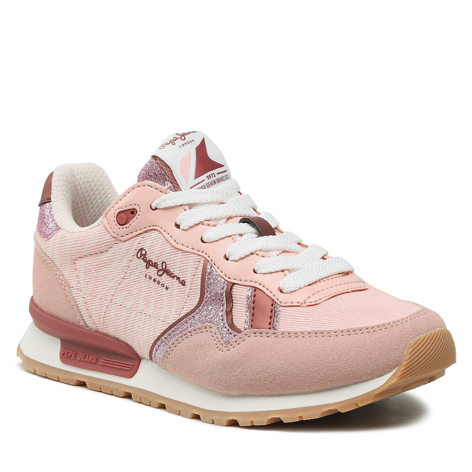 Pepe Jeans Сникърси Brit Animal G PGS30574 Розов - Pepit.bg