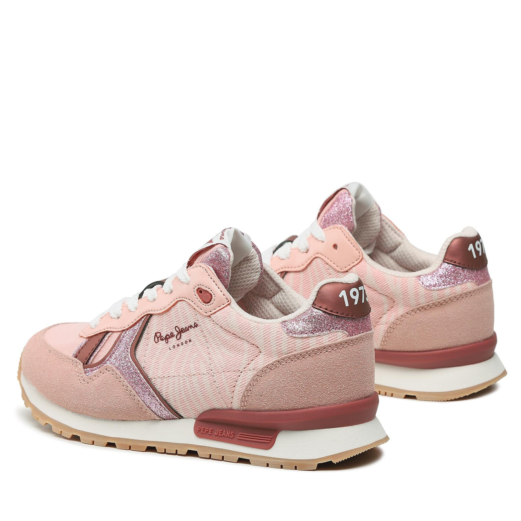 Pepe Jeans Сникърси Brit Animal G PGS30574 Розов - Pepit.bg